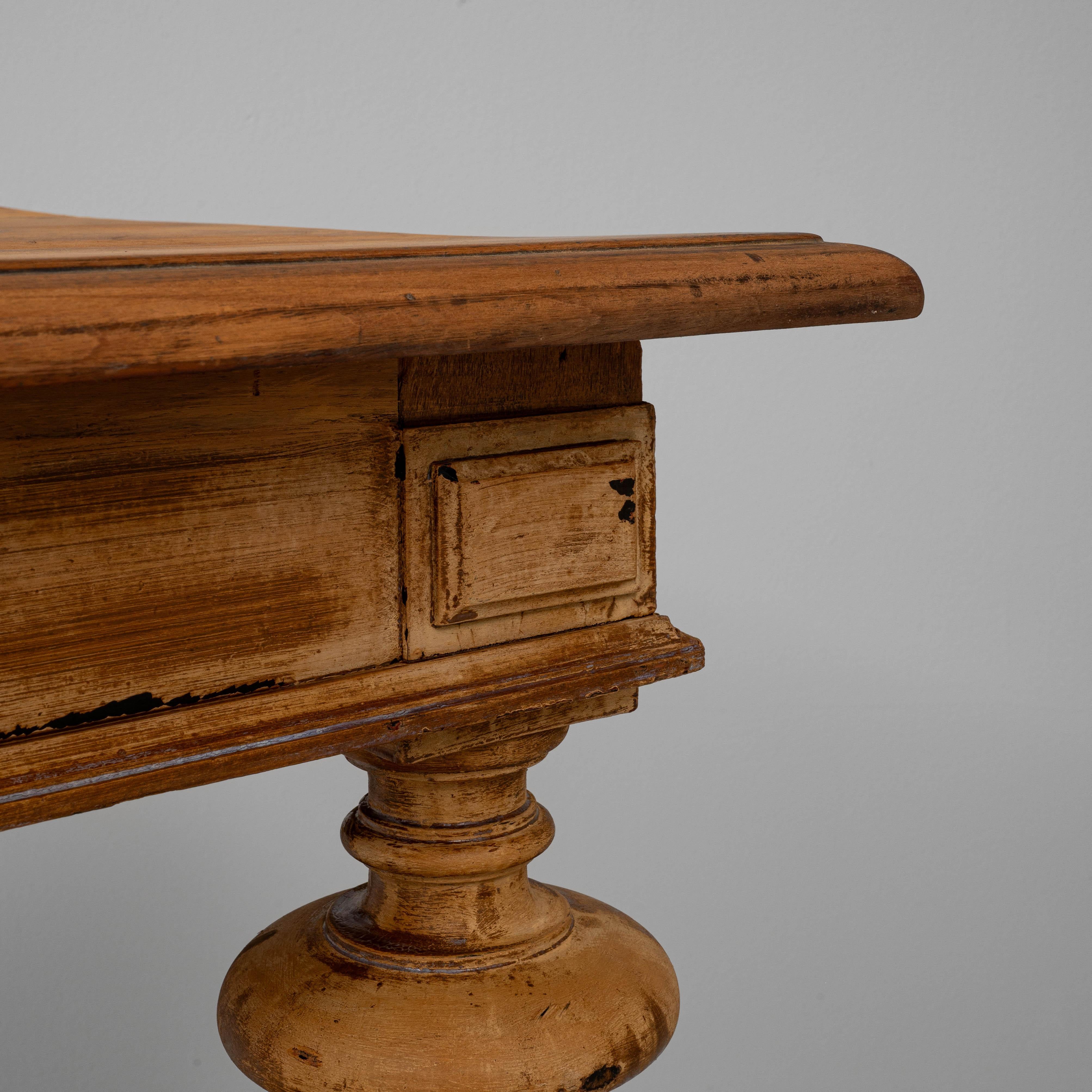 Mesa de pañero de madera francesa del siglo XIX en venta 3