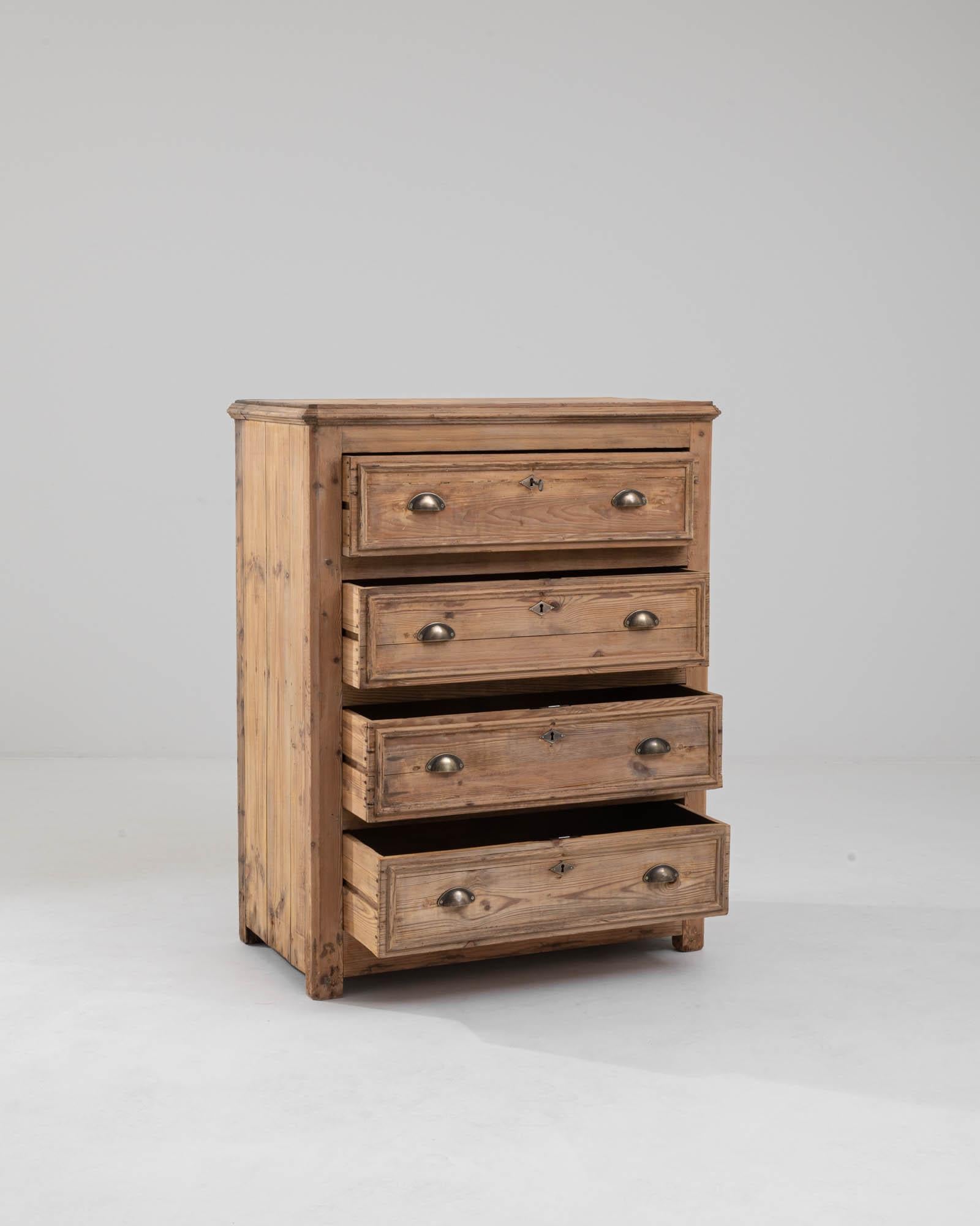 19th Century French Wooden Dresser 1