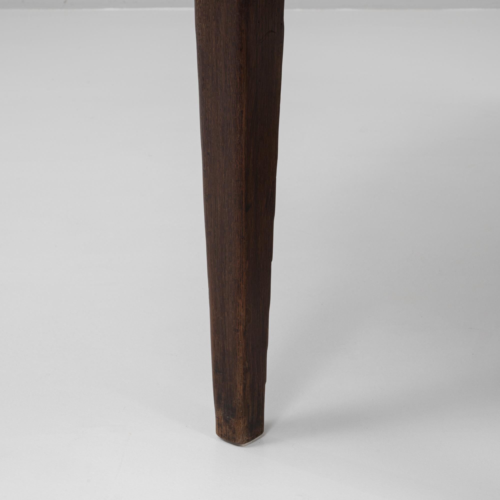 19th Century French Wooden Drop Leaf Table In Original Patina en venta 5