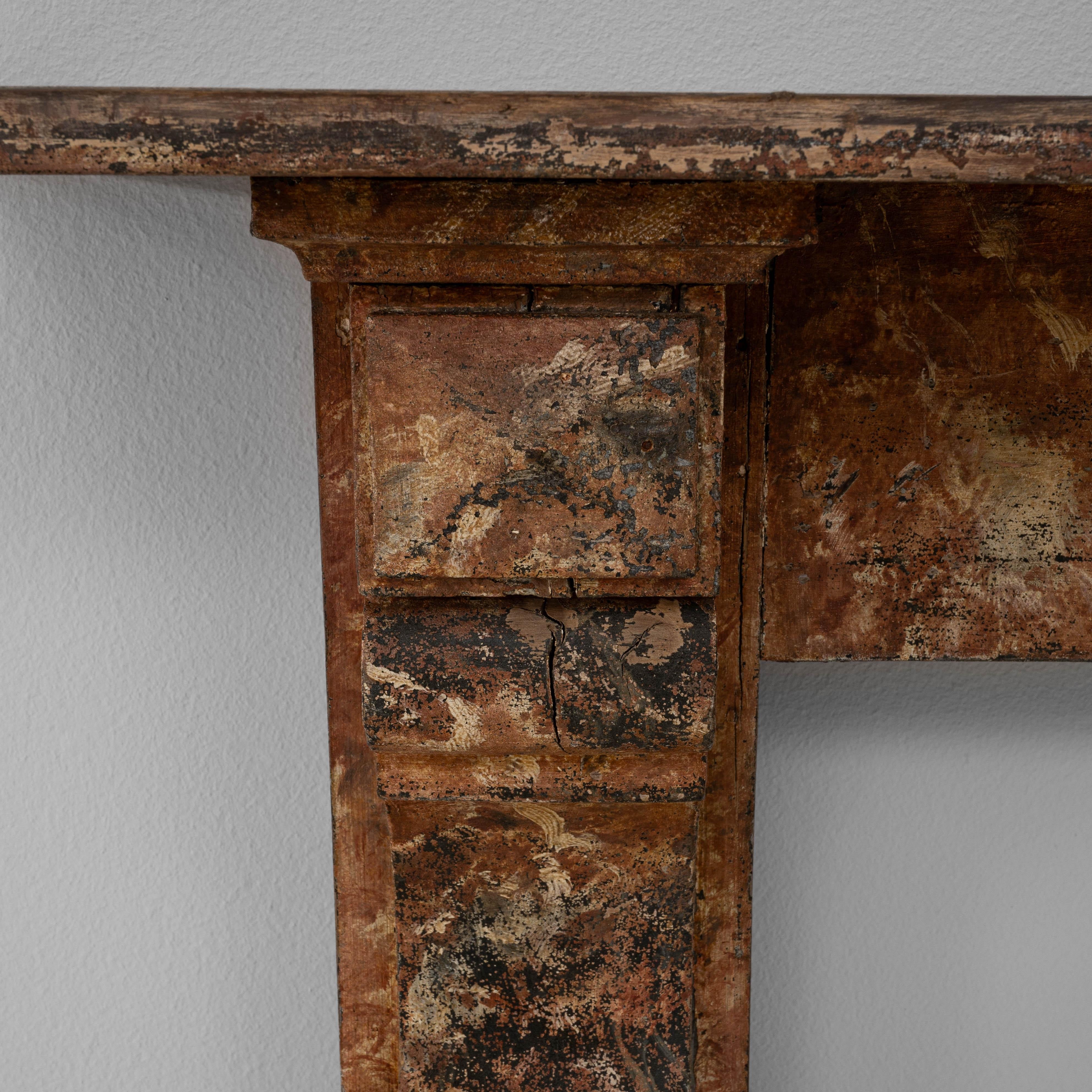 Französischer Holzkamin aus dem 19. im Angebot 7