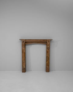 19th Century French Wooden Fireplace