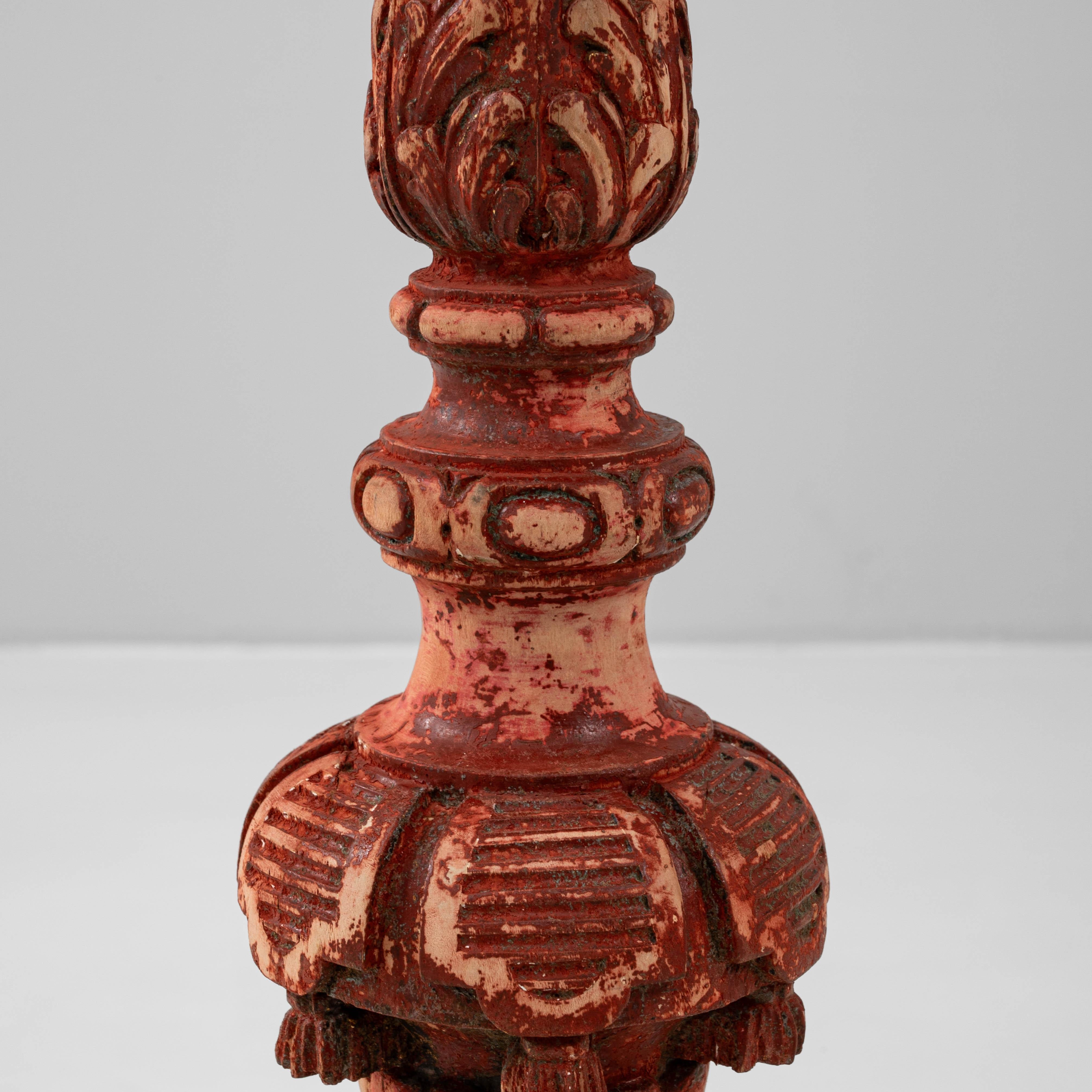 19th Century French Wooden Floor Lamp For Sale 9