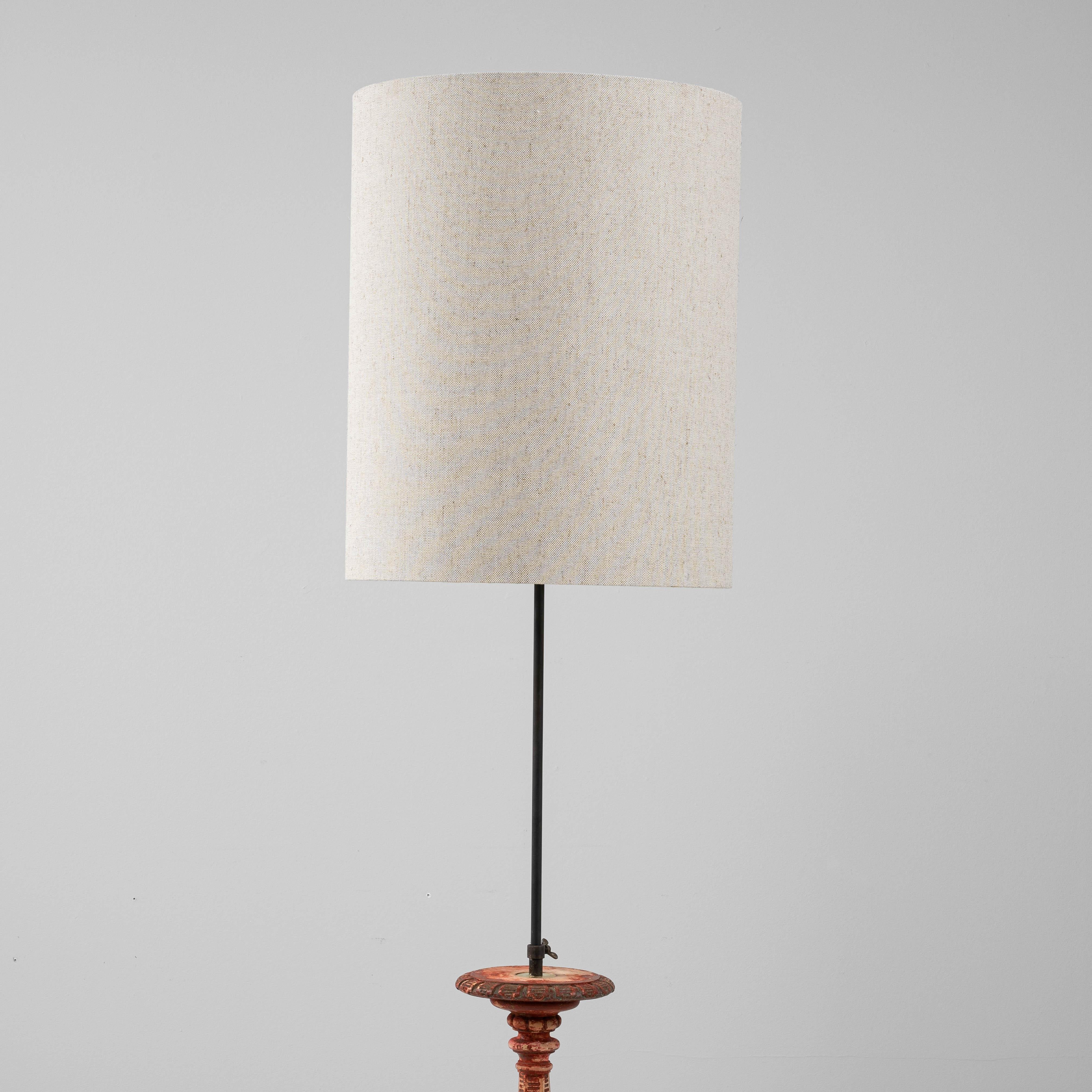 19th Century French Wooden Floor Lamp For Sale 5