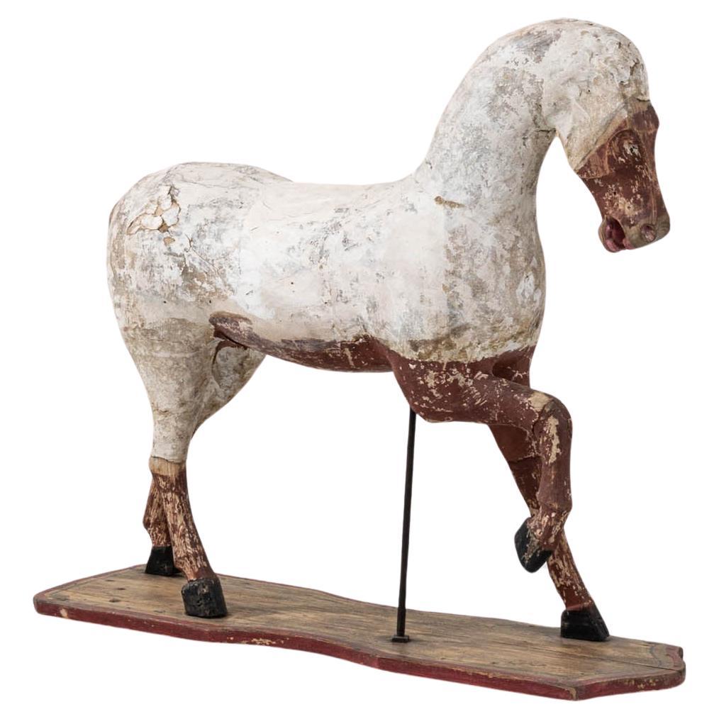 19th Century French Wooden Horse For Sale