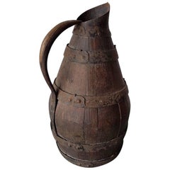 19th Century French Wooden Jug