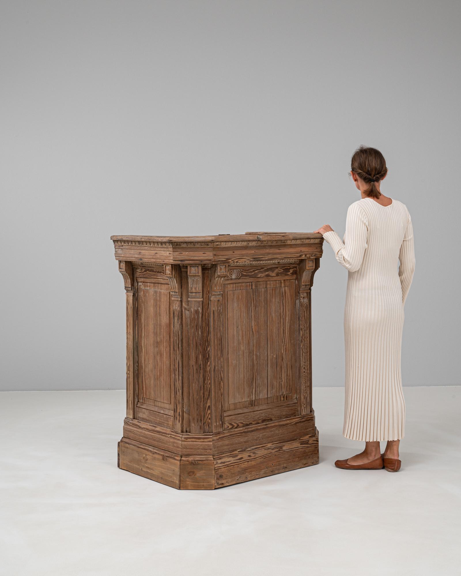 19th Century French Wooden Lectern 4
