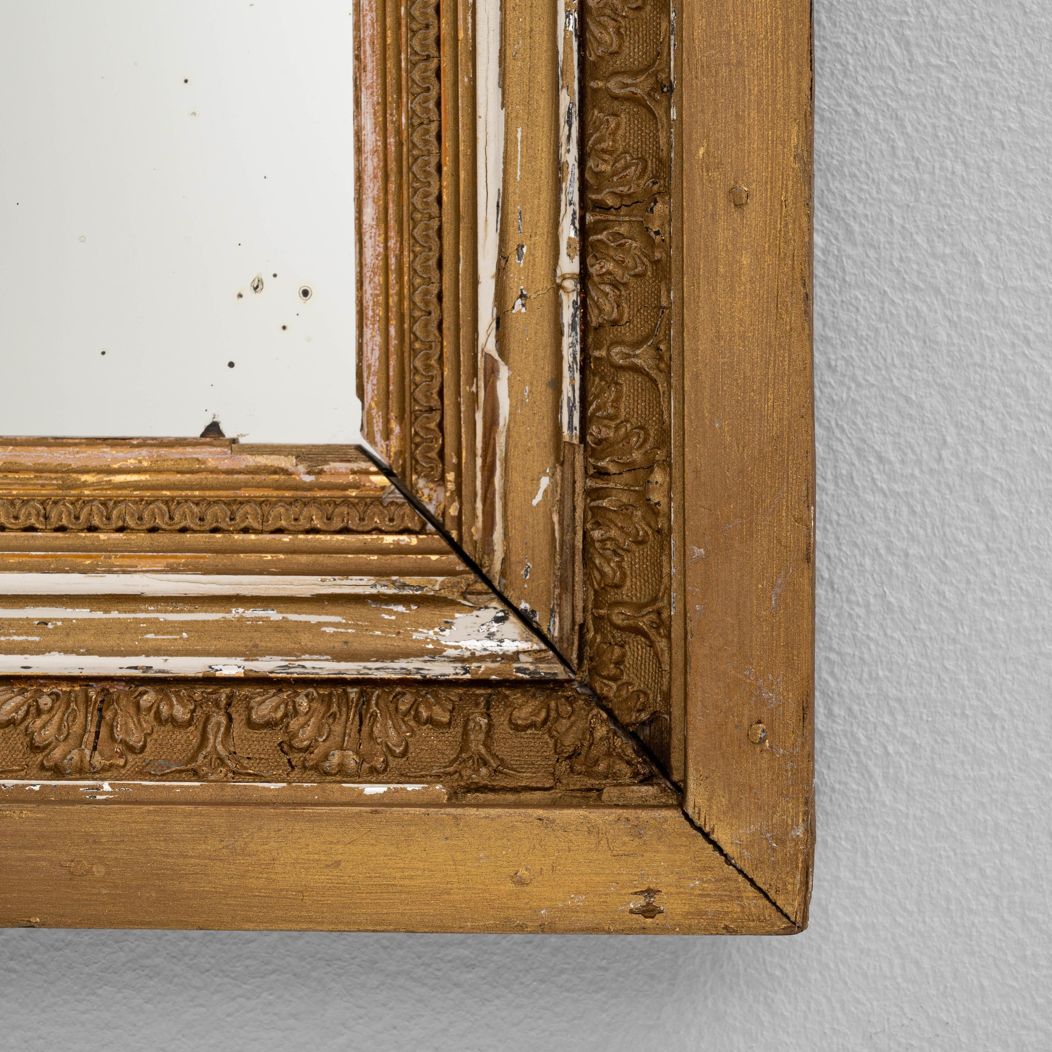Miroir en bois français du 19e siècle en vente 4