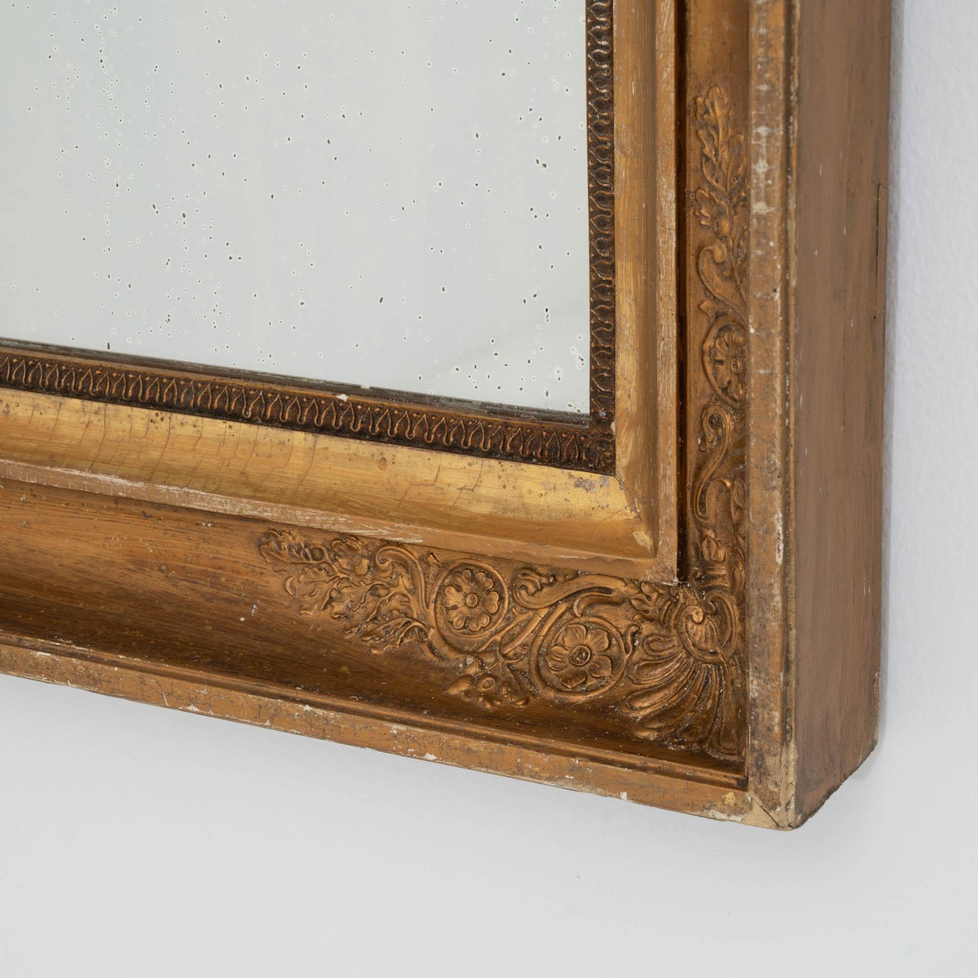 19th Century French Wooden Mirror 7