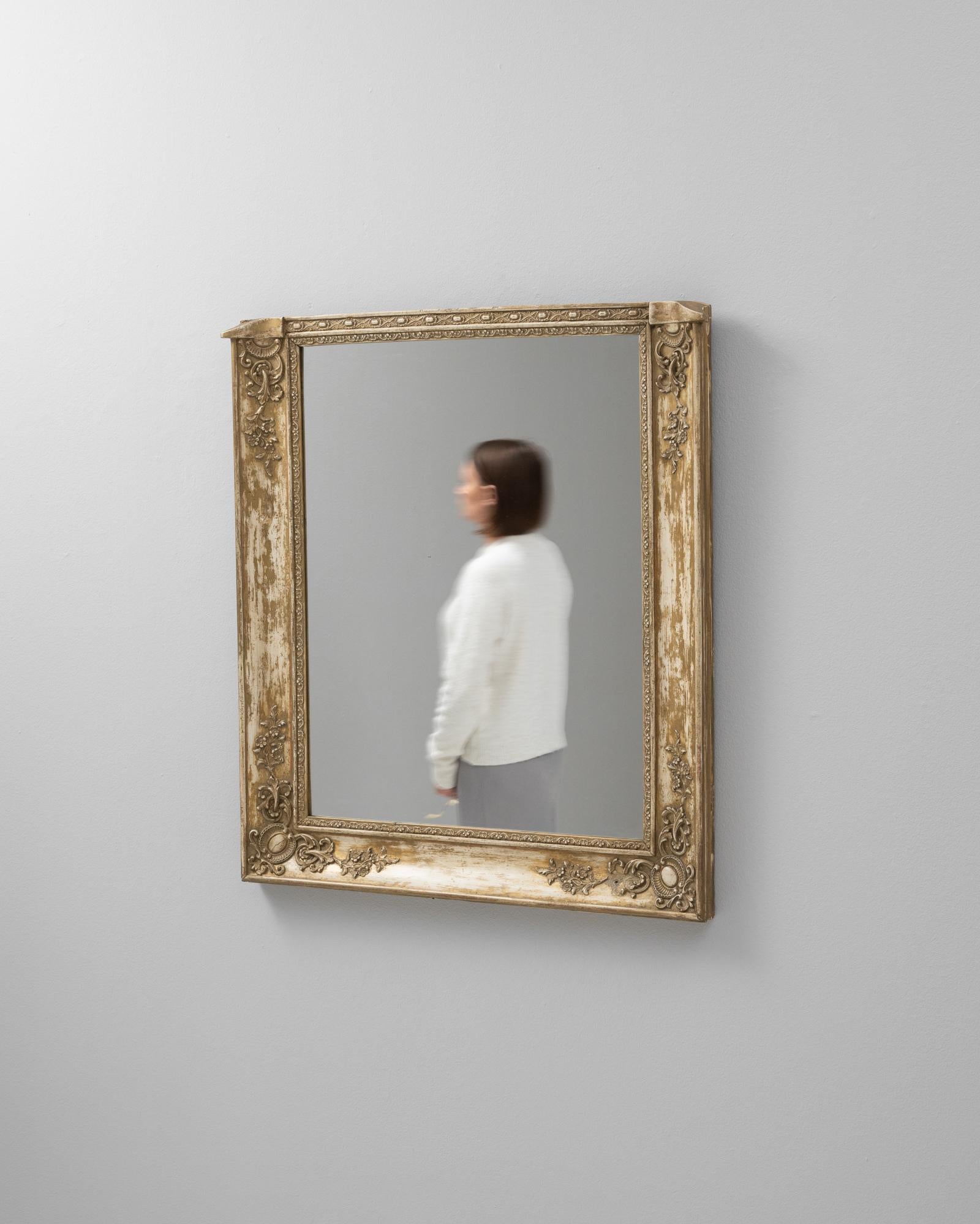 XIXe siècle Miroir en bois français du 19e siècle en vente