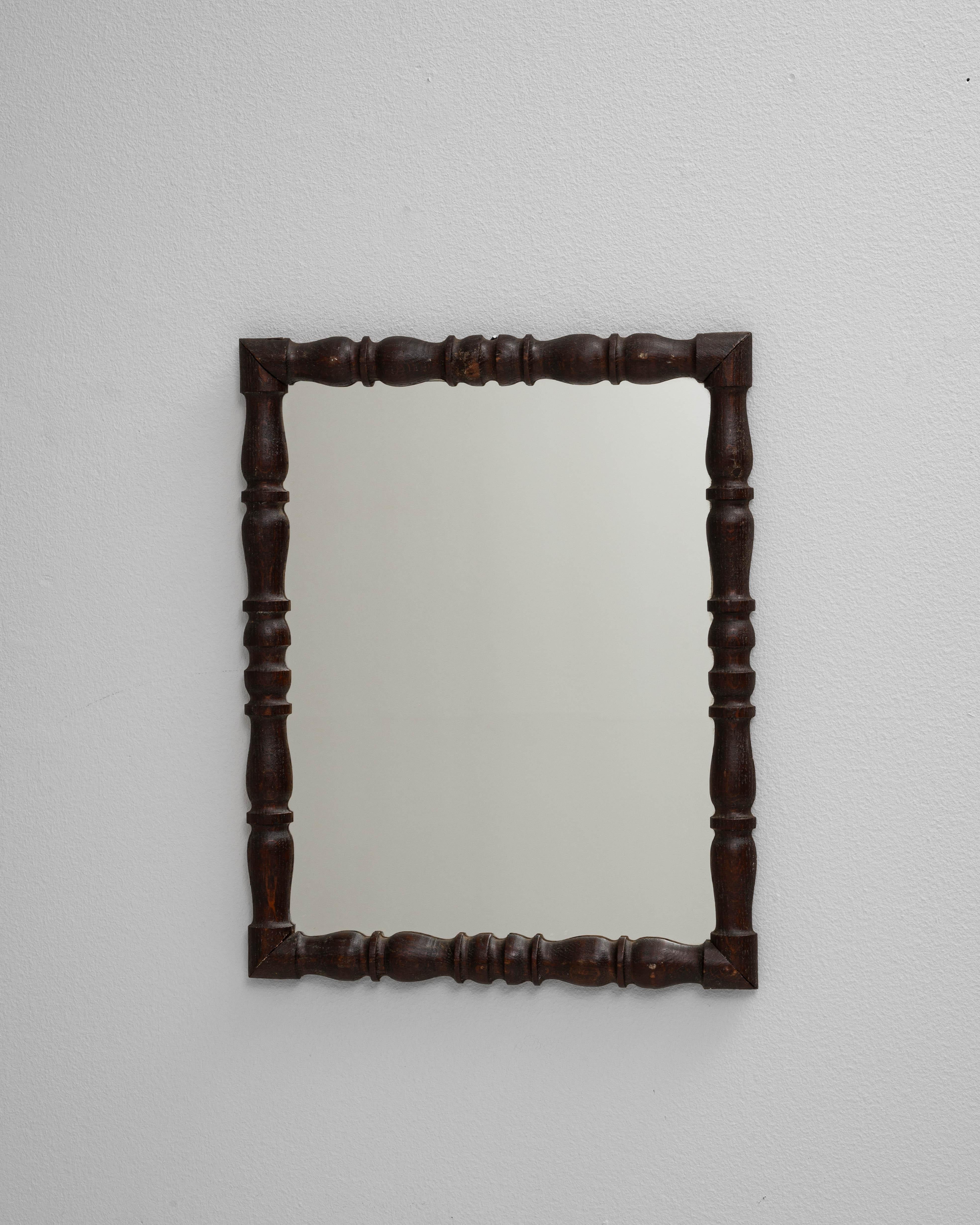 XIXe siècle Miroir en bois français du 19e siècle en vente