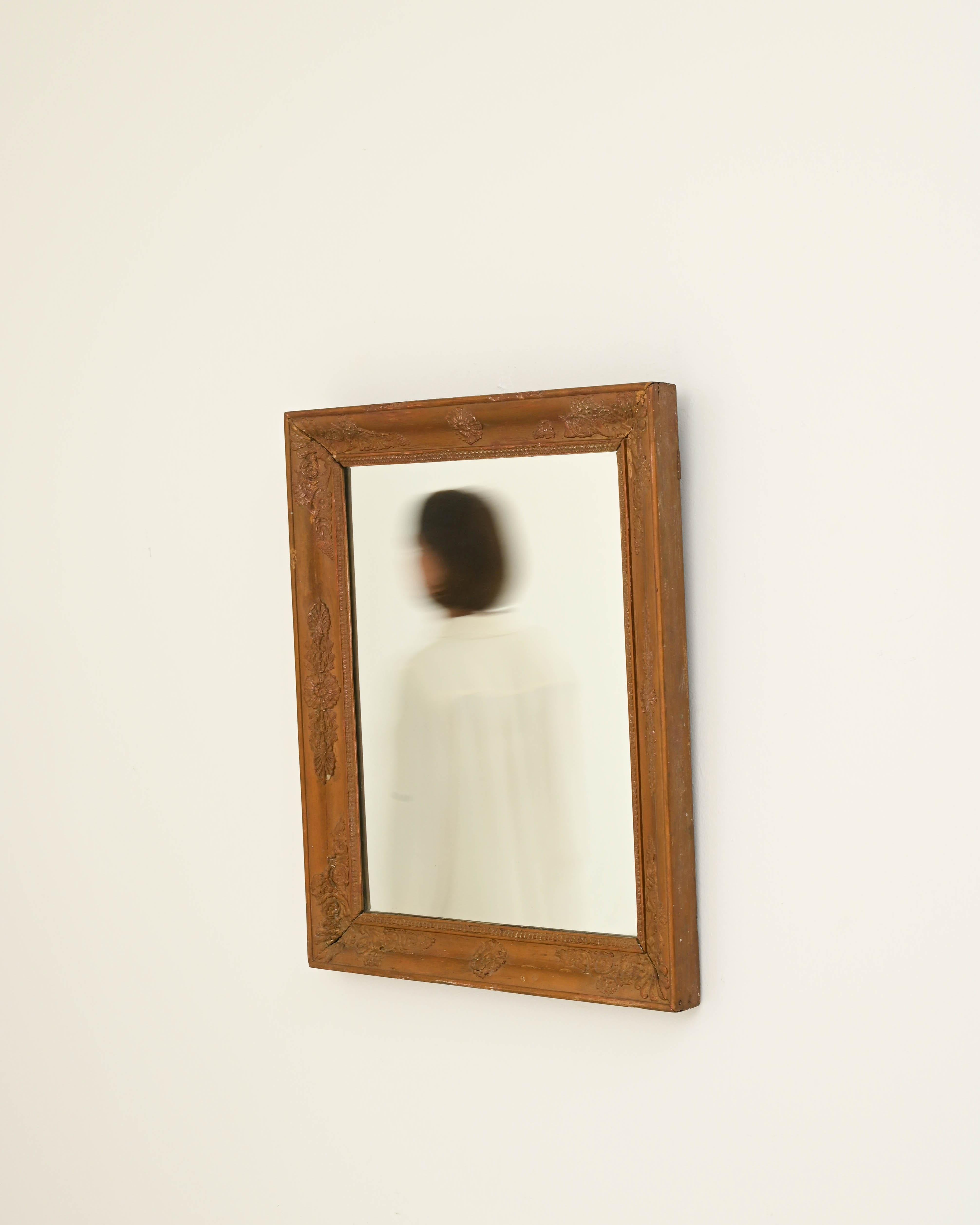 XIXe siècle Miroir en bois français du 19e siècle en vente