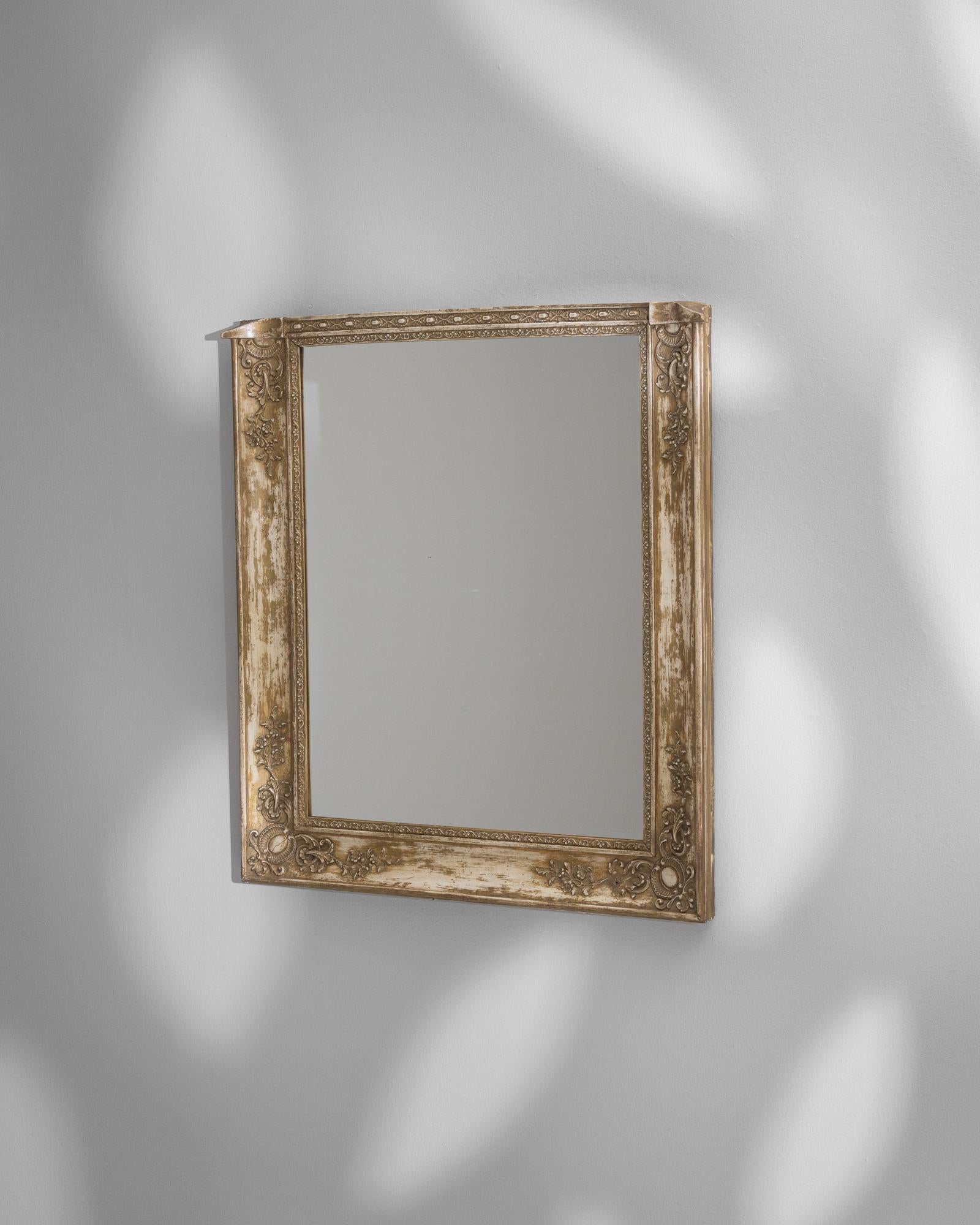 Bois Miroir en bois français du 19e siècle en vente