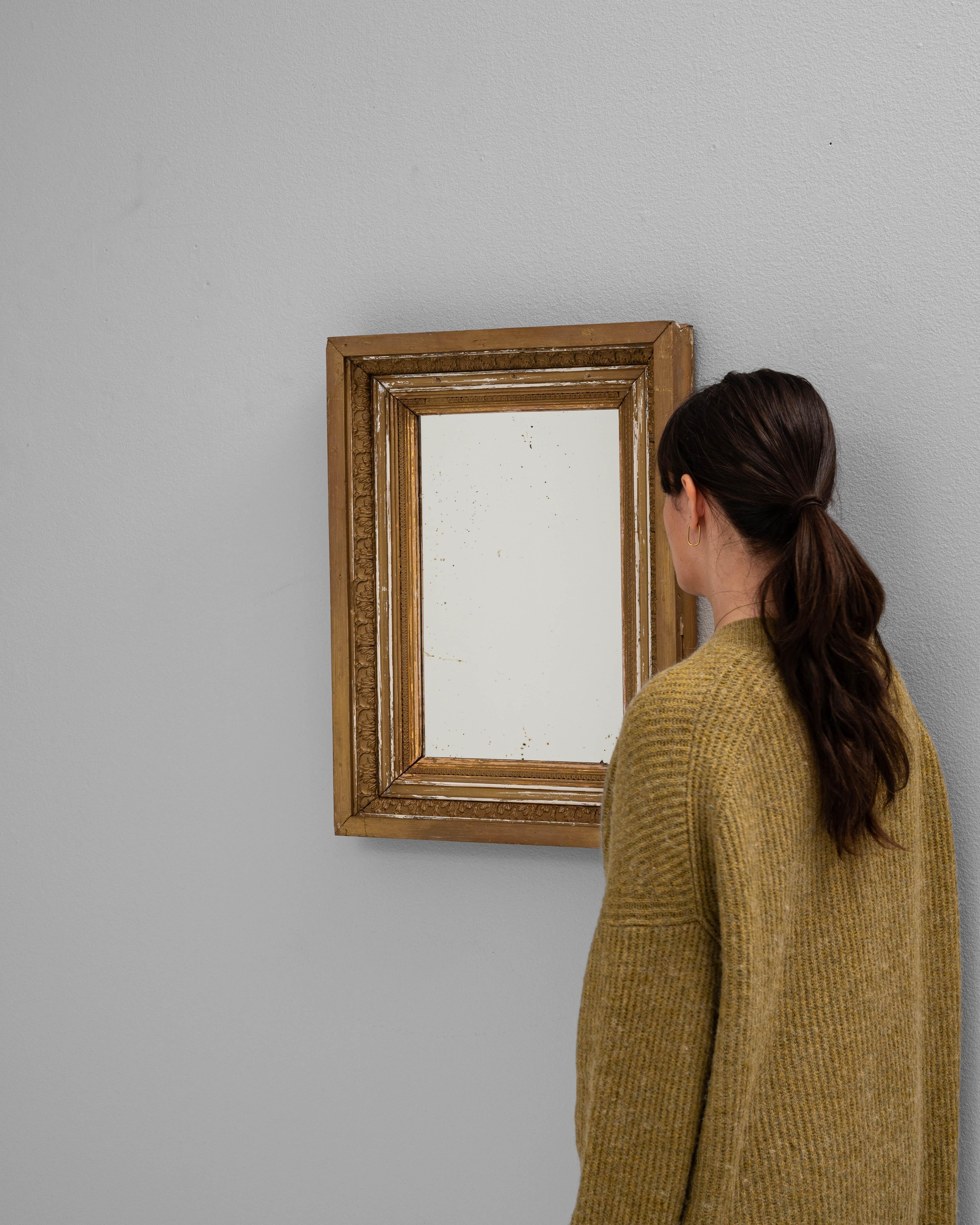 Bois Miroir en bois français du 19e siècle en vente