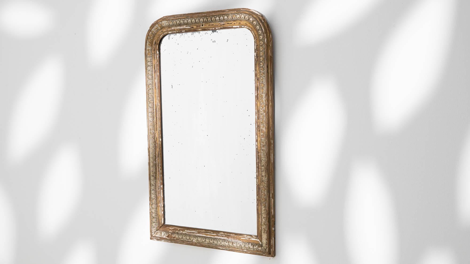 19th Century French Wooden Mirror For Sale 4