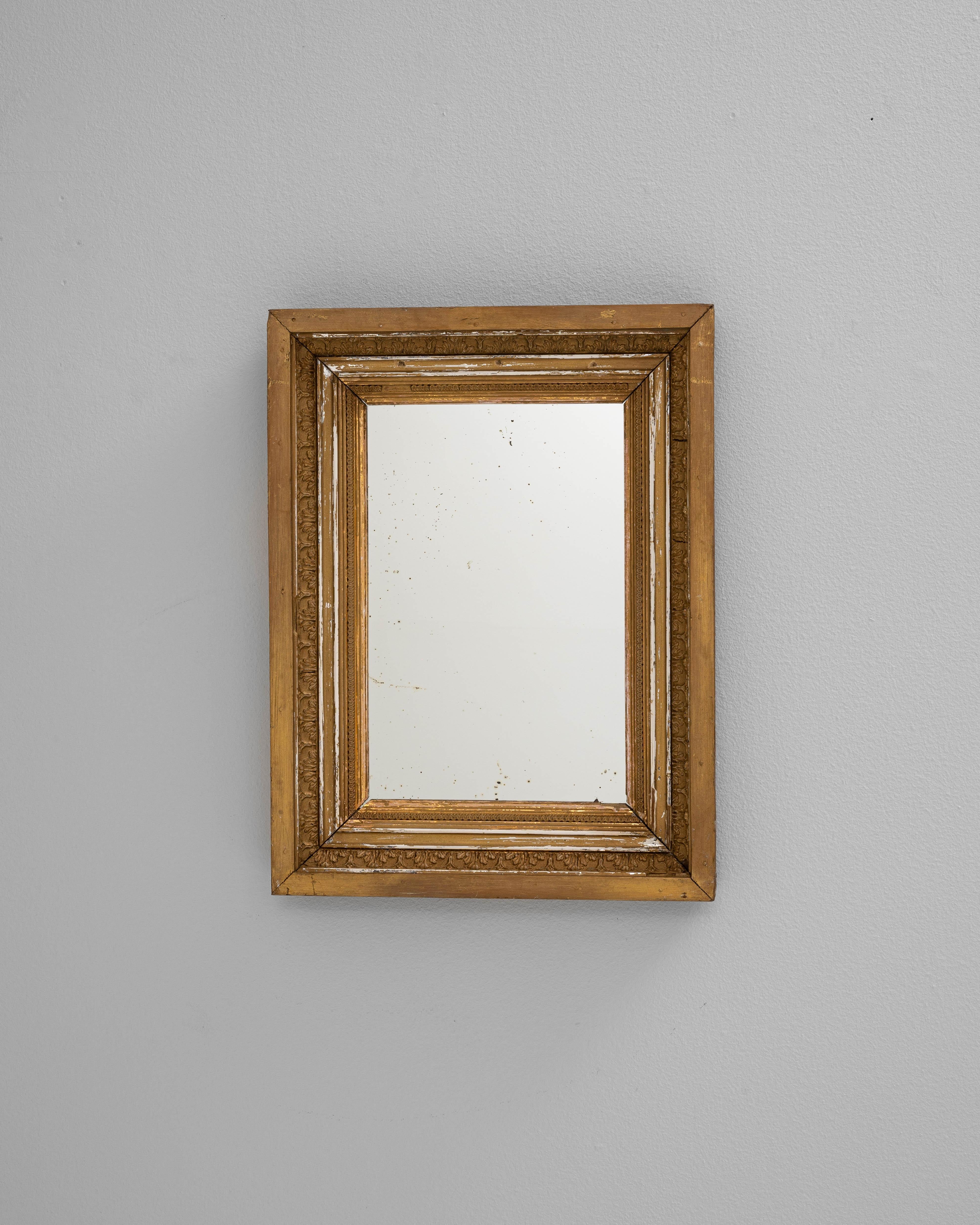 Miroir en bois français du 19e siècle en vente 1