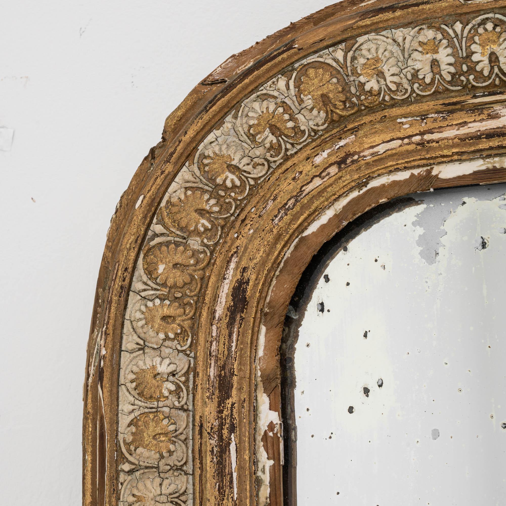 19th Century French Wooden Mirror 5