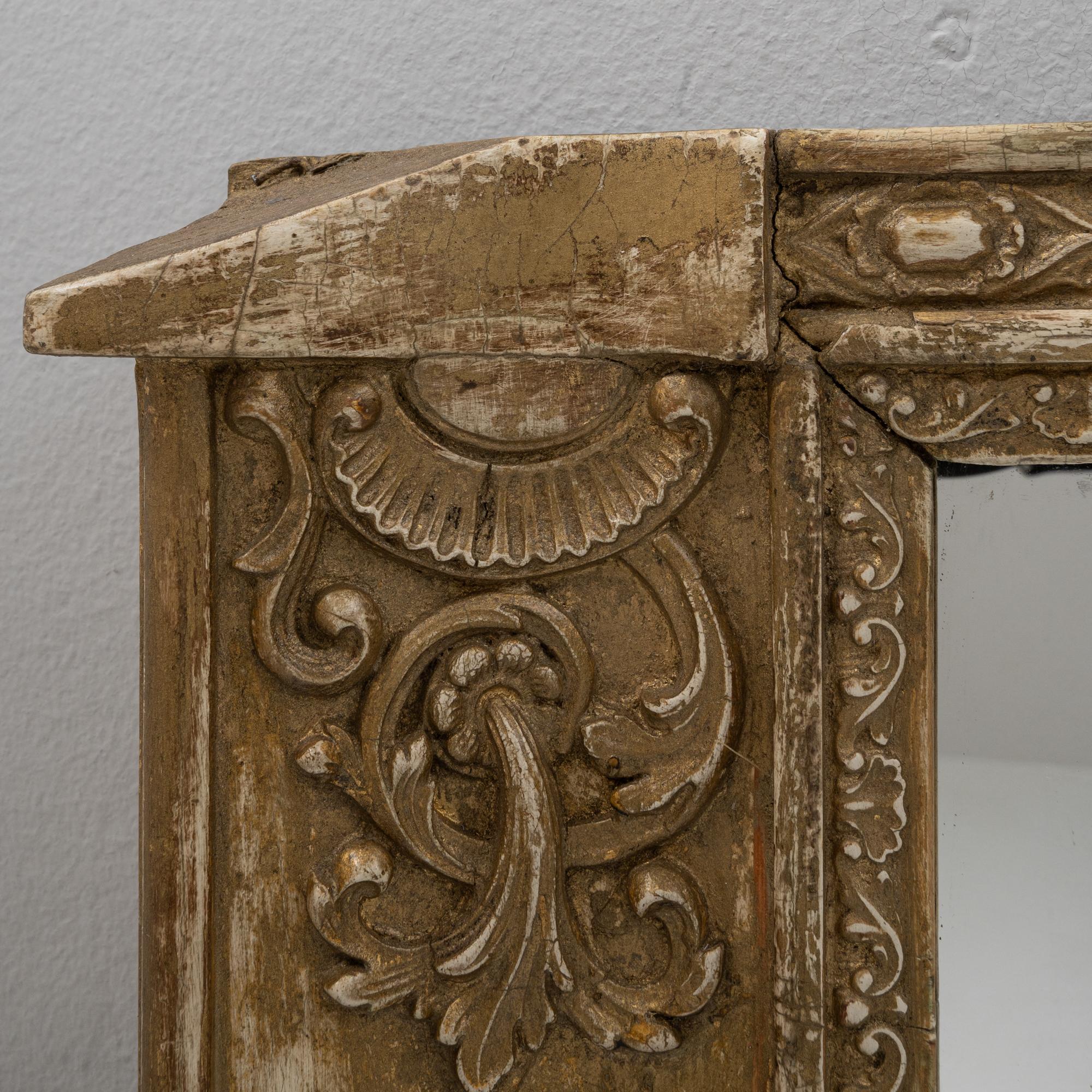 Miroir en bois français du 19e siècle en vente 2