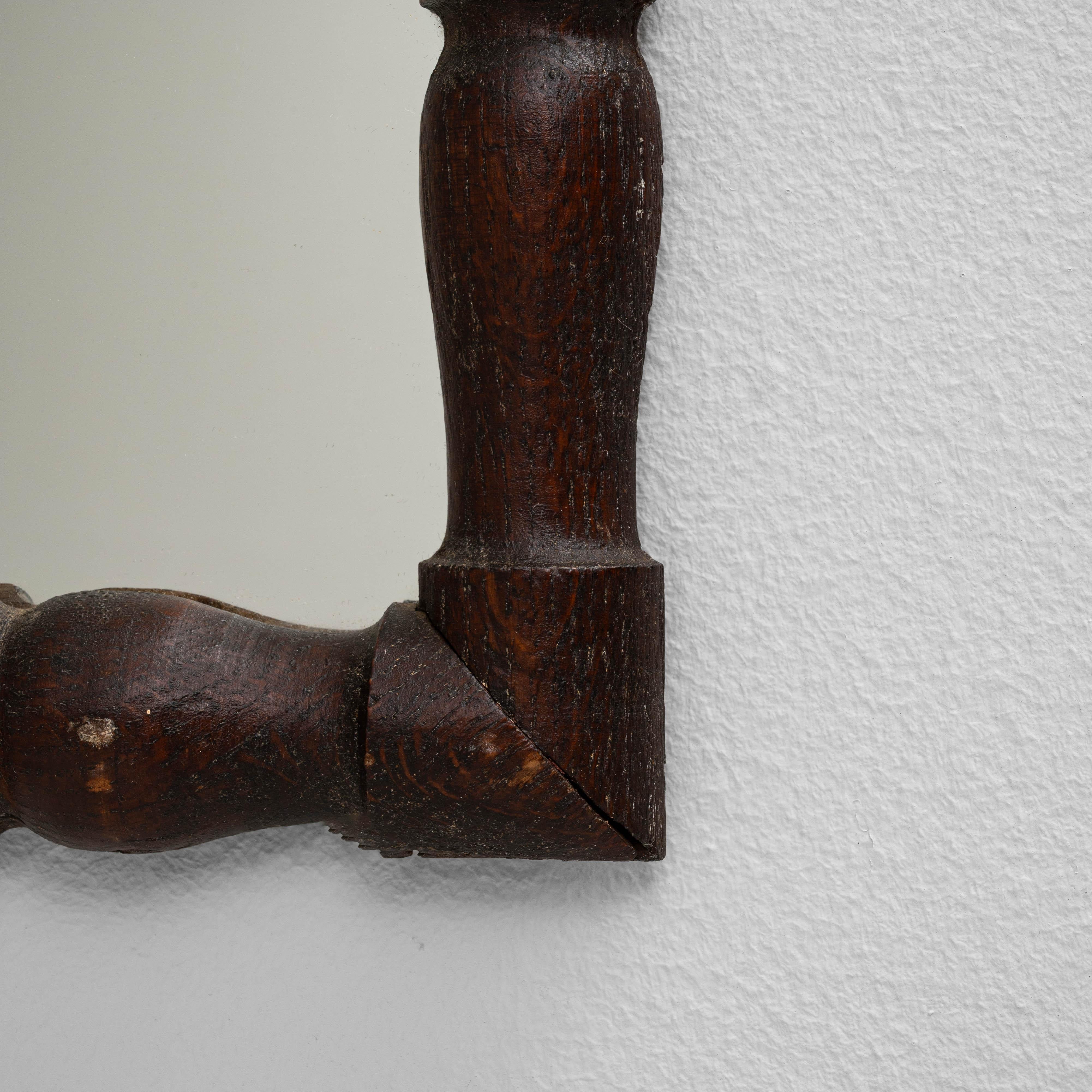 Miroir en bois français du 19e siècle en vente 2