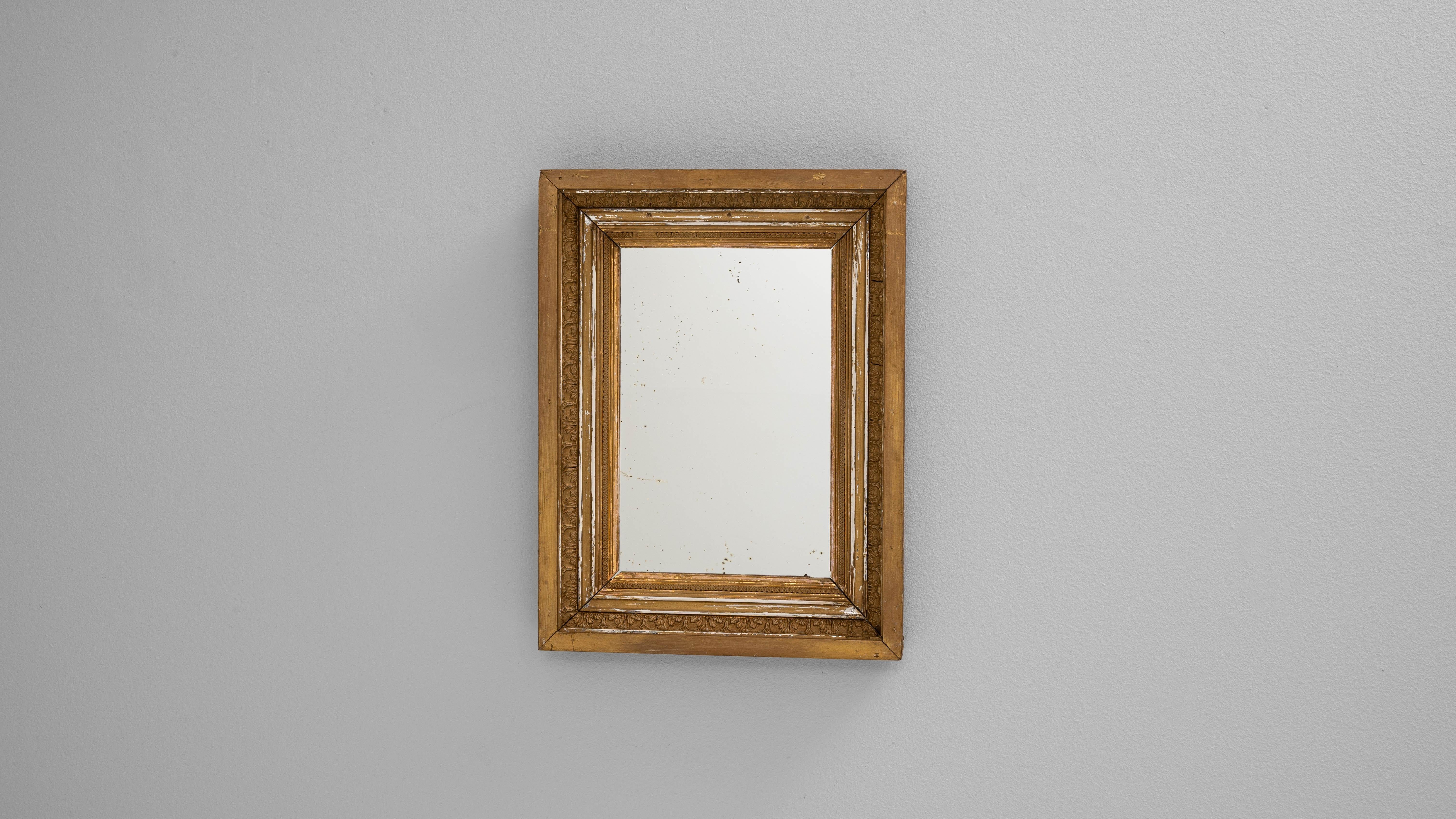 Miroir en bois français du 19e siècle en vente 2