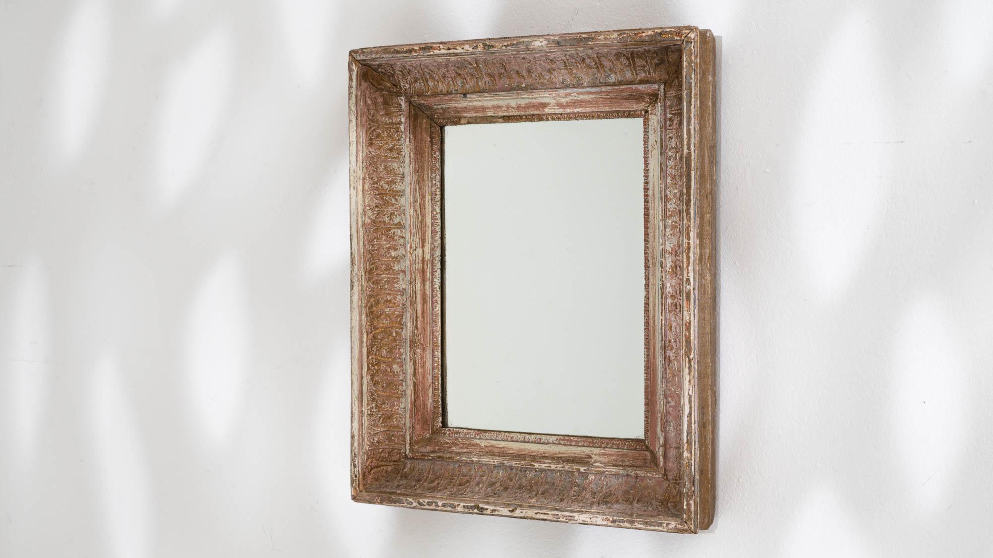 19th Century French Wooden Mirror 5