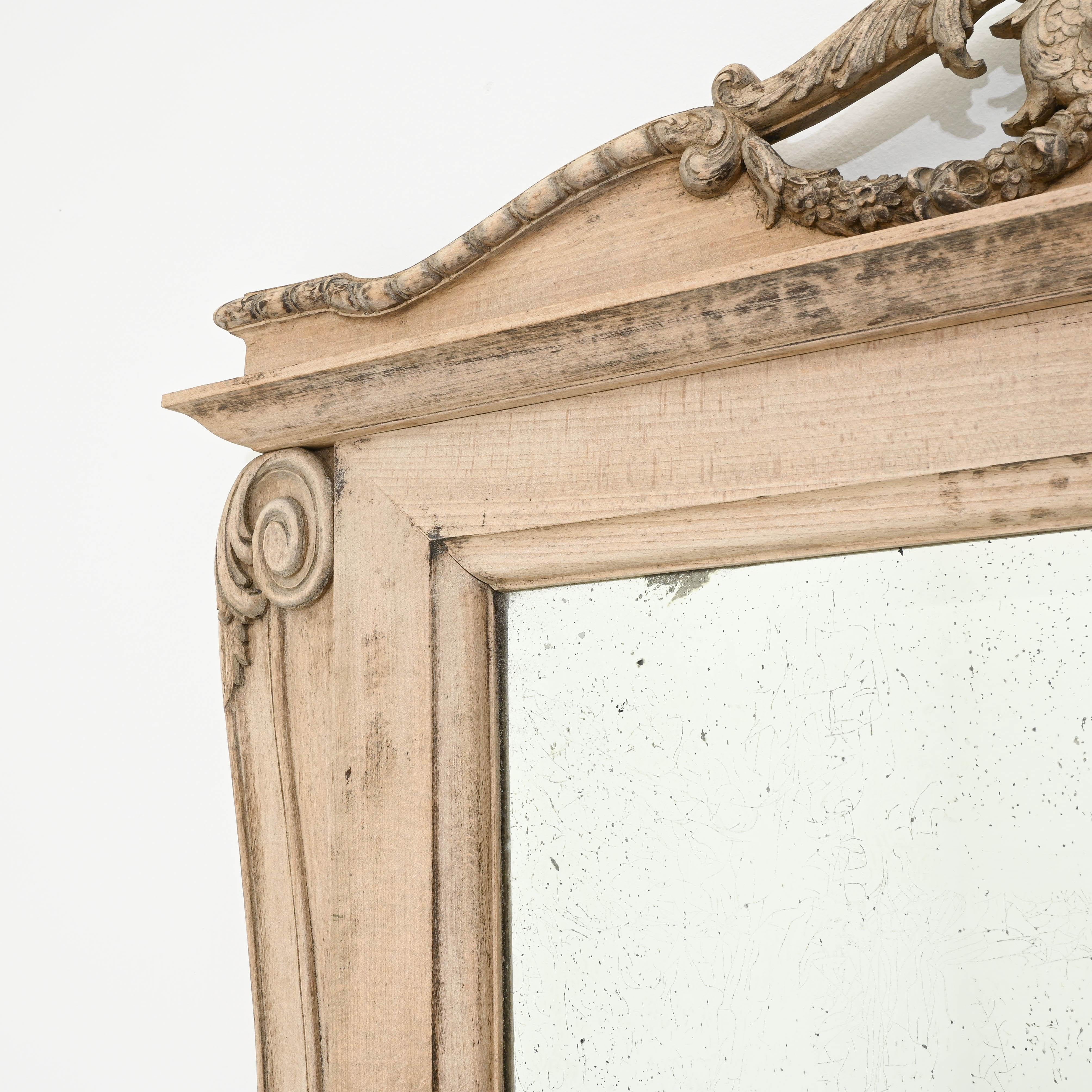 19th Century French Wooden Mirror  4