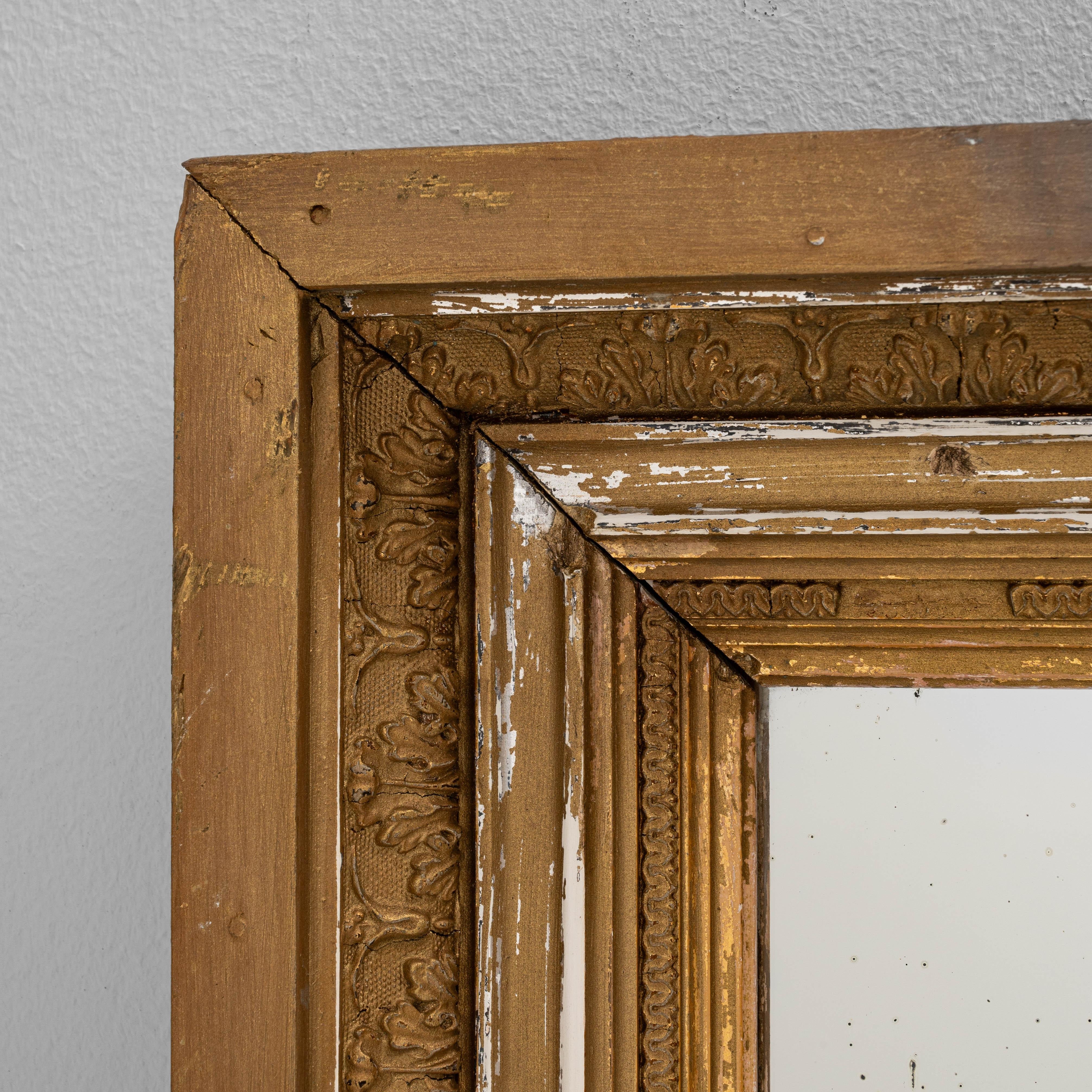 Miroir en bois français du 19e siècle en vente 3
