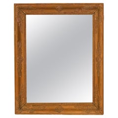 19th Century French Wooden Mirror