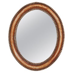 19th Century French Wooden Mirror
