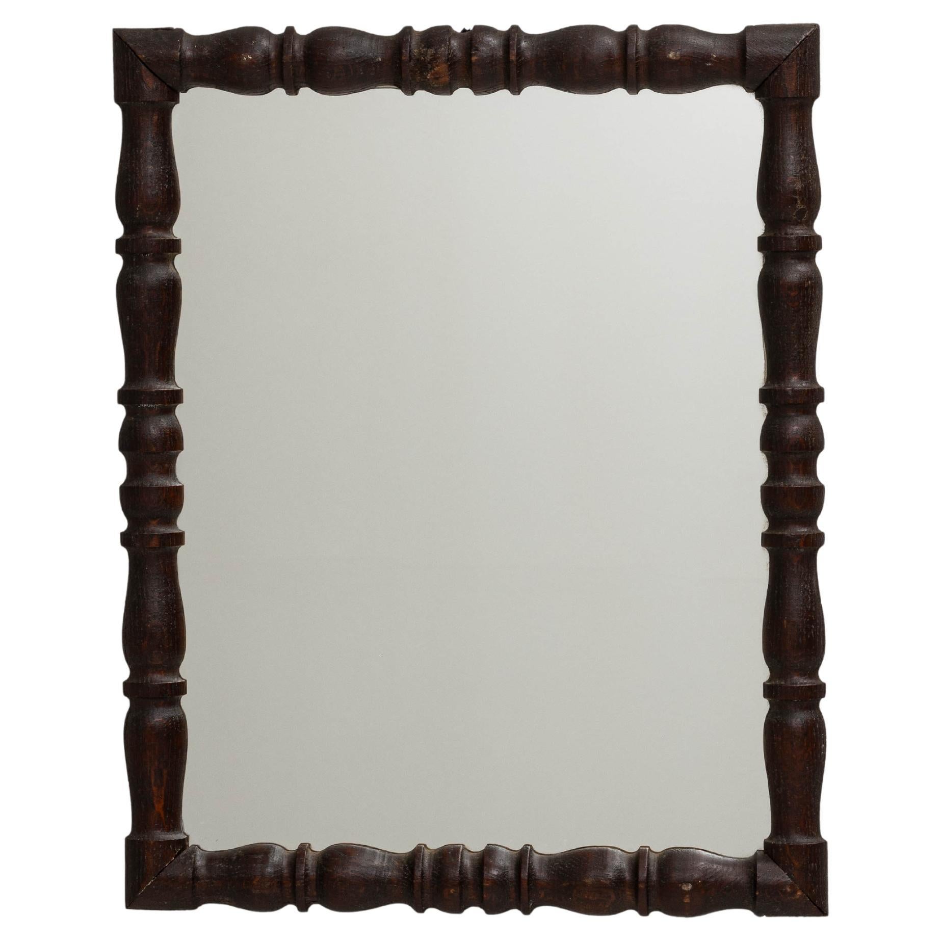 Miroir en bois français du 19e siècle en vente