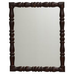 19th Century French Wooden Mirror