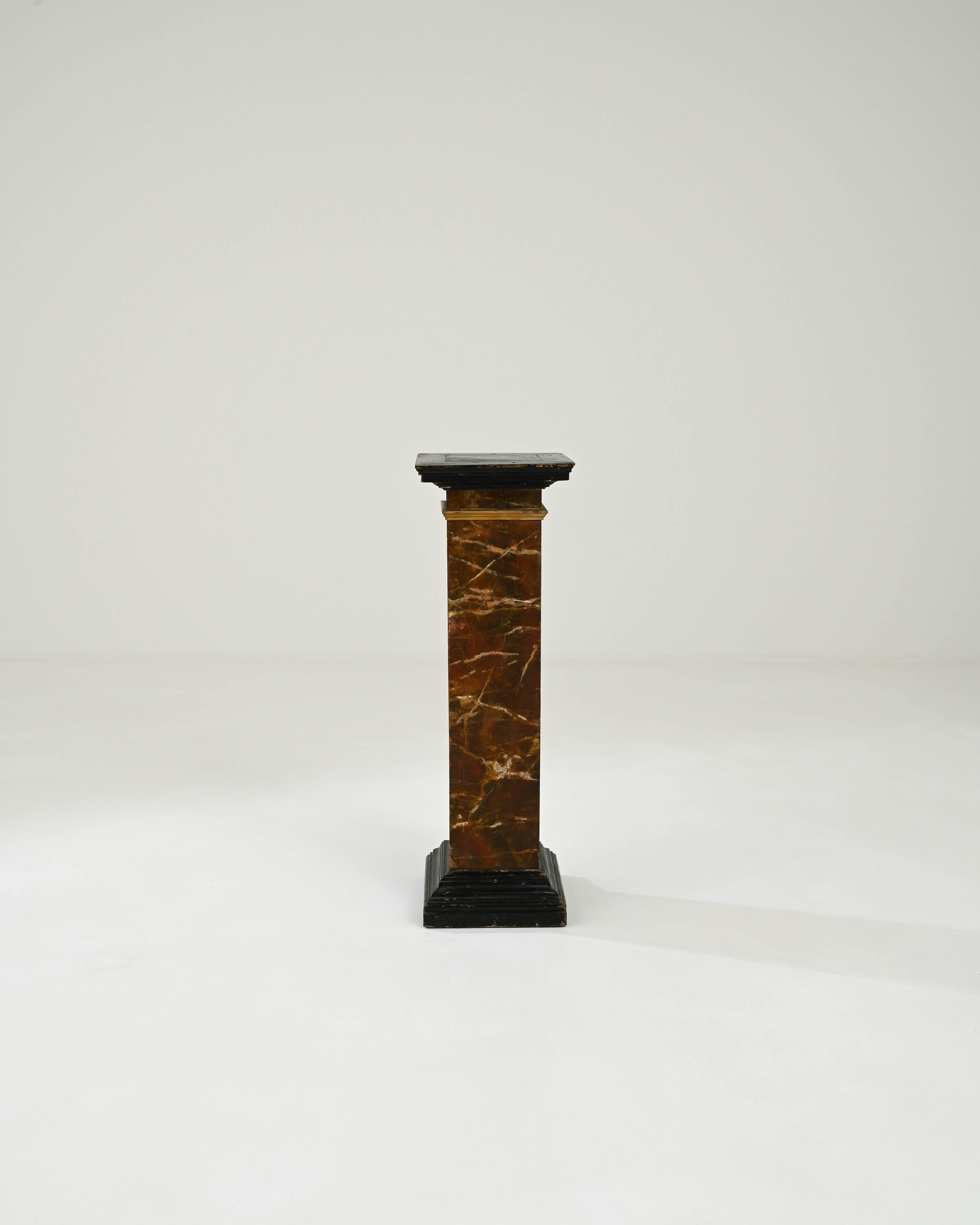 19th Century French Wooden Pedestal 2