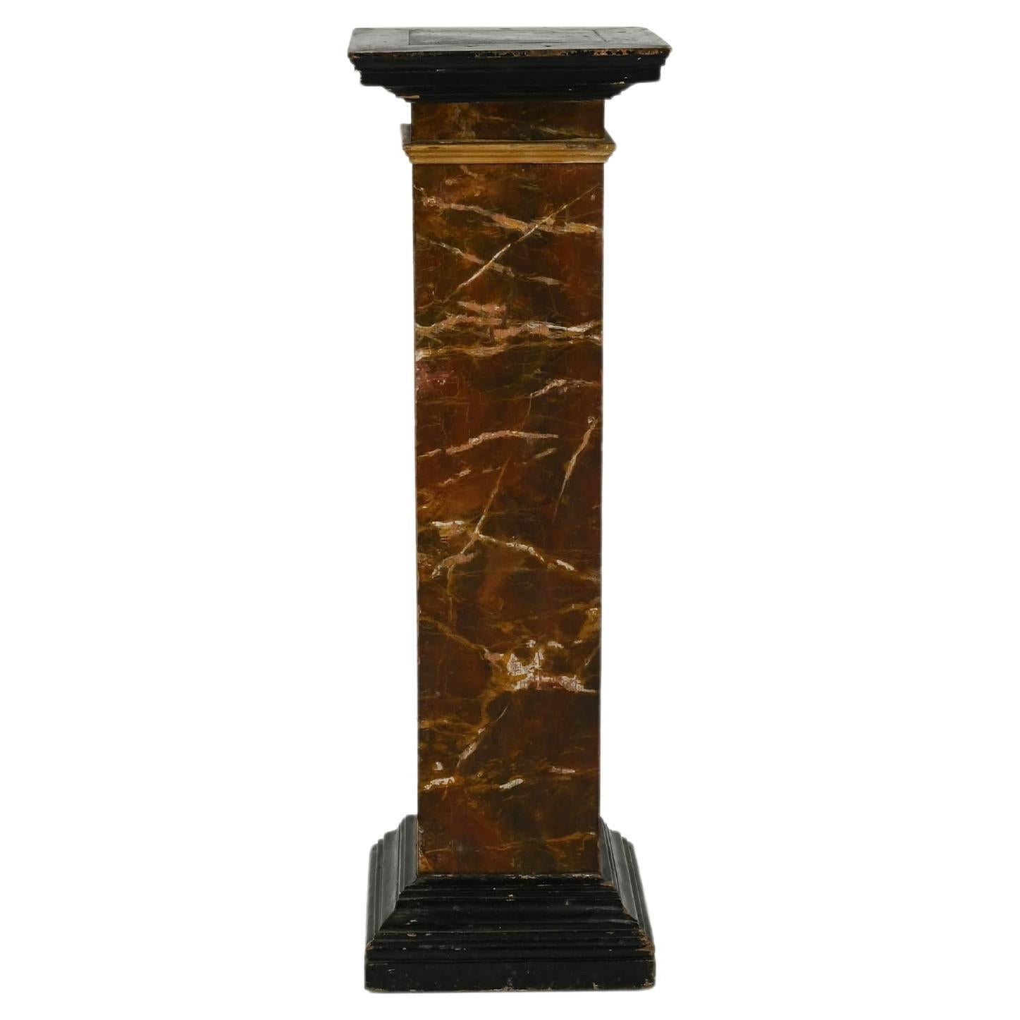 19th Century French Wooden Pedestal