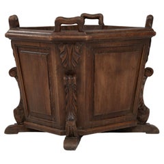 19th Century French Wooden Planter 19th Century French Wooden Planter