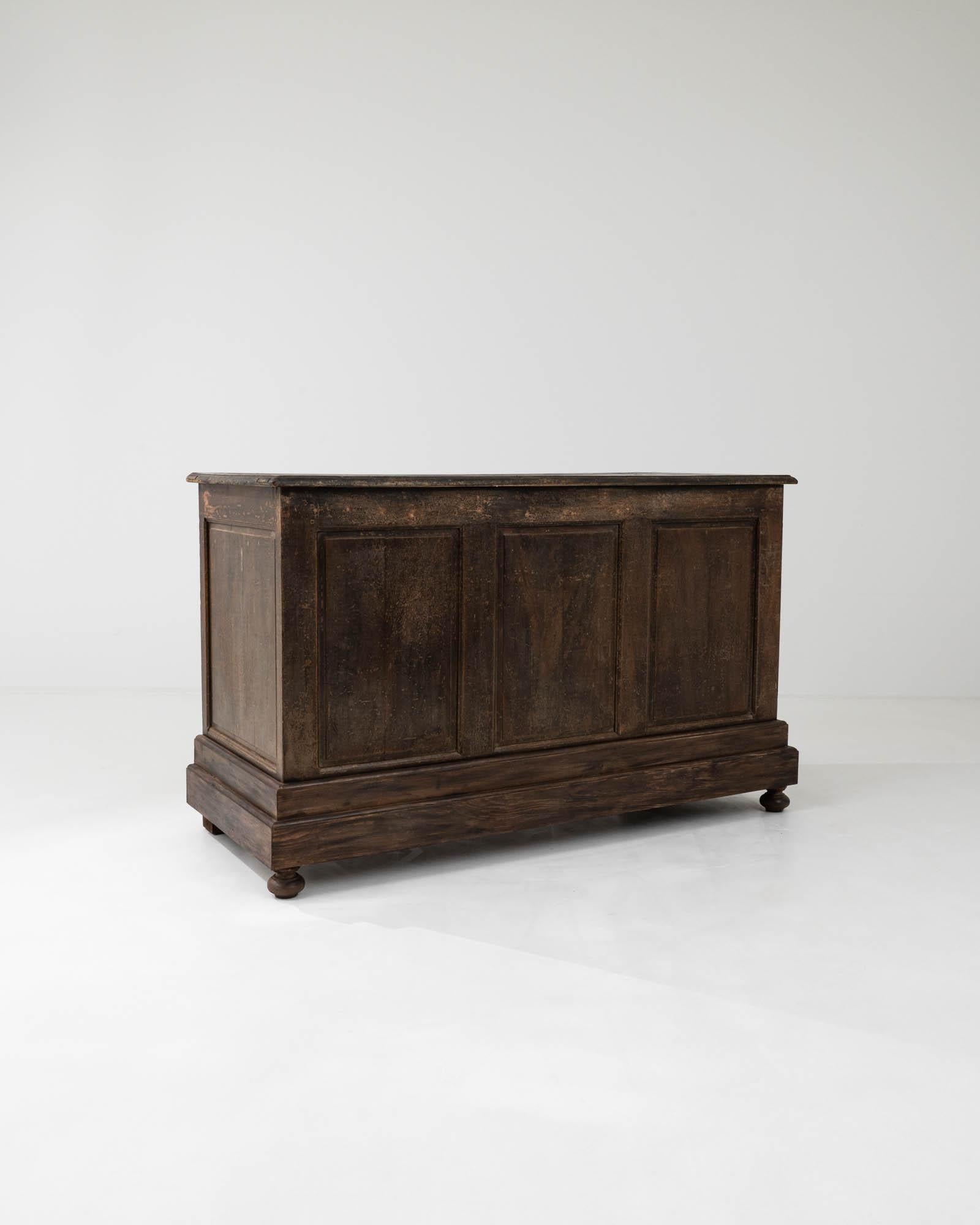 19th Century French Wooden Shop Counter 7
