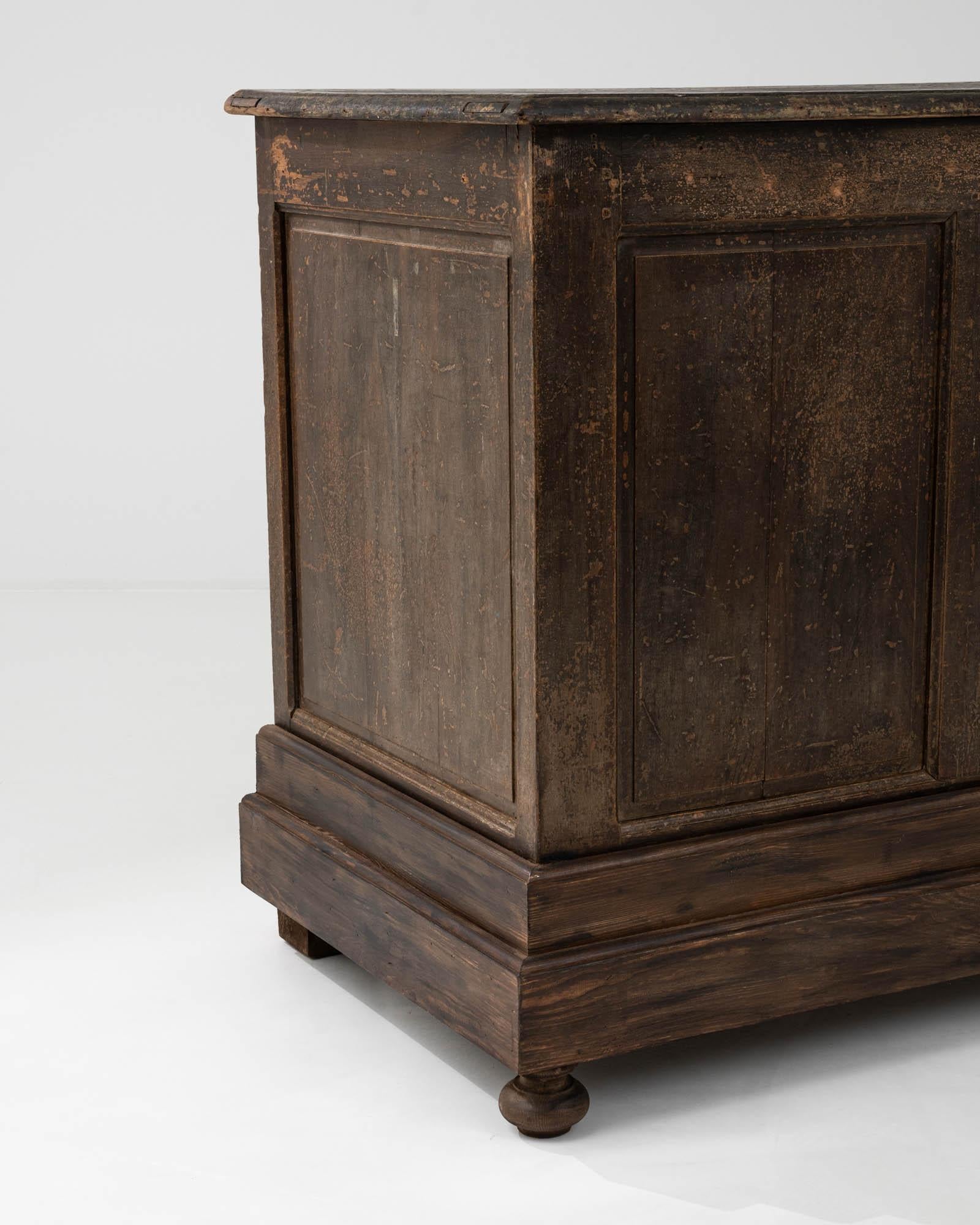 19th Century French Wooden Shop Counter 8