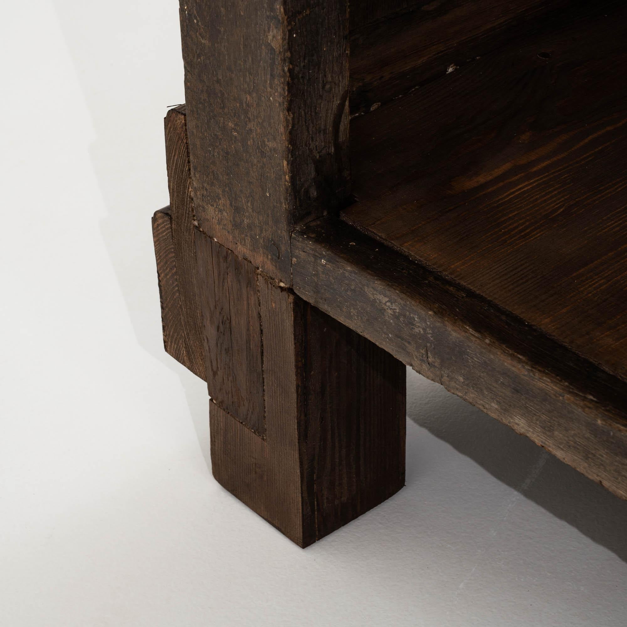 Französischer Holz-Einkaufstisch aus dem 19. Jahrhundert im Angebot 13