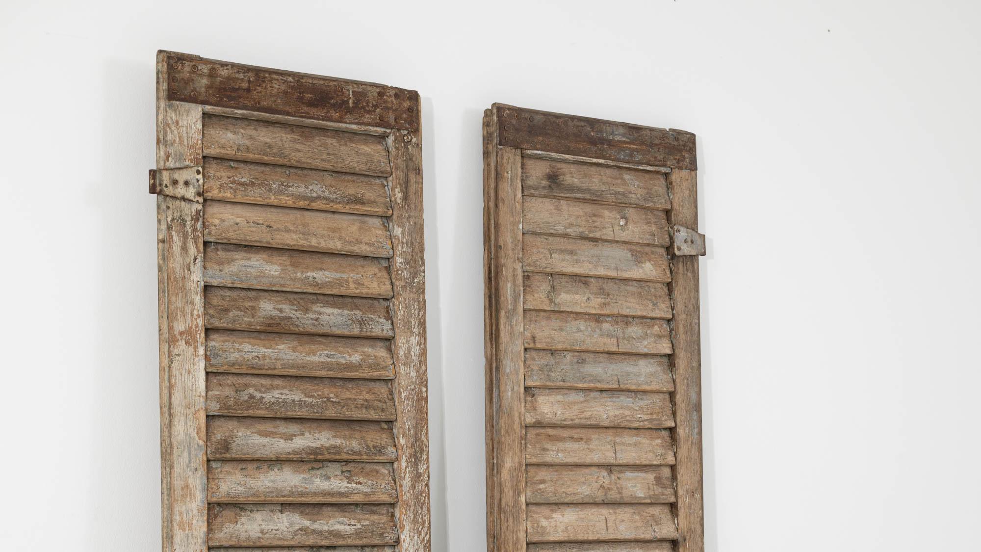 19th Century French Wooden Shutters For Sale 1
