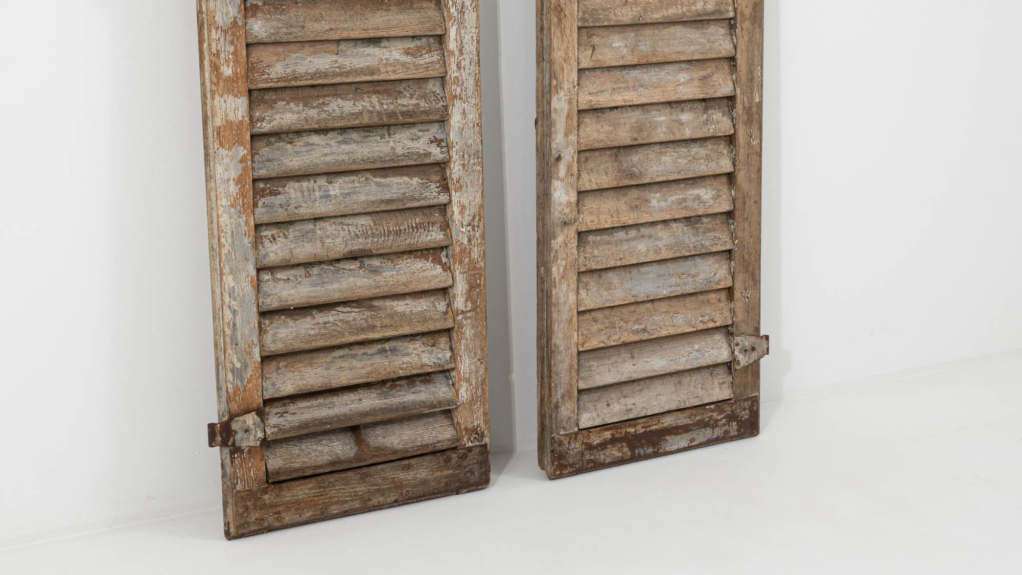 19th Century French Wooden Shutters For Sale 2
