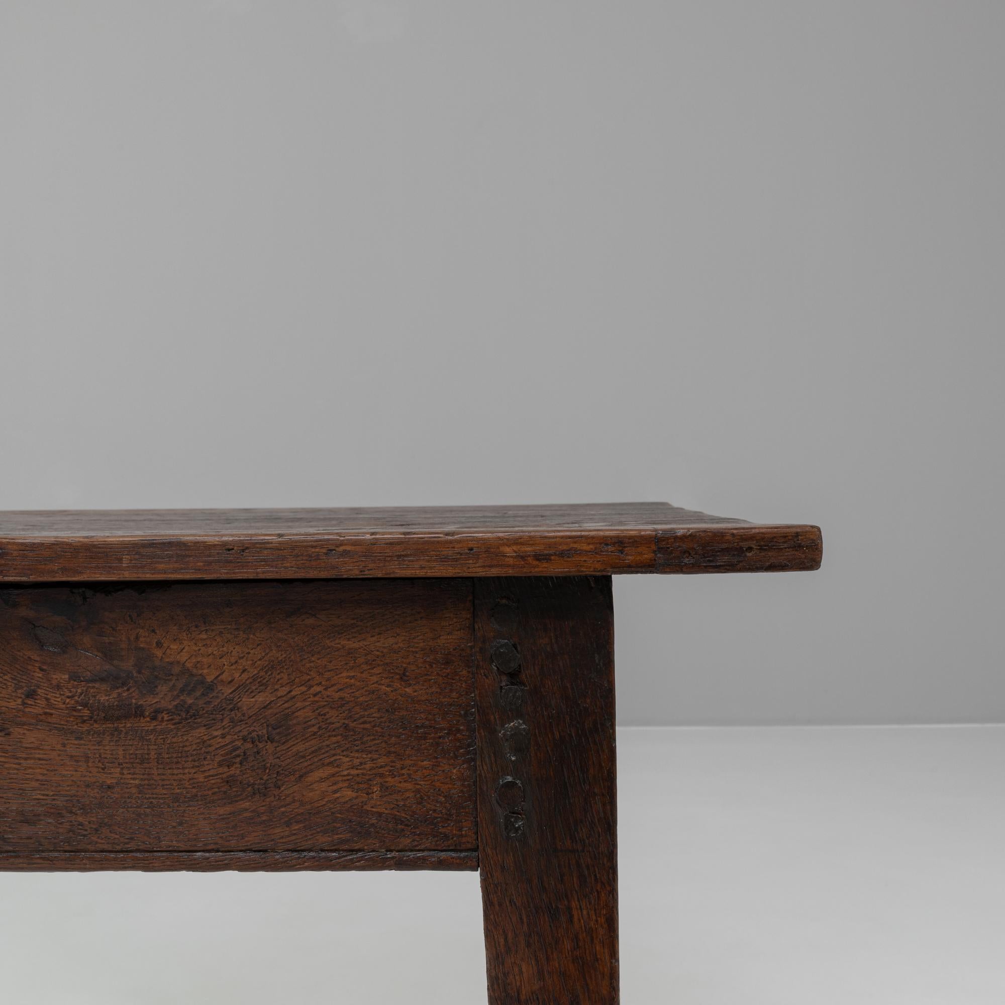 19th Century French Wooden Side Table In Good Condition In High Point, NC