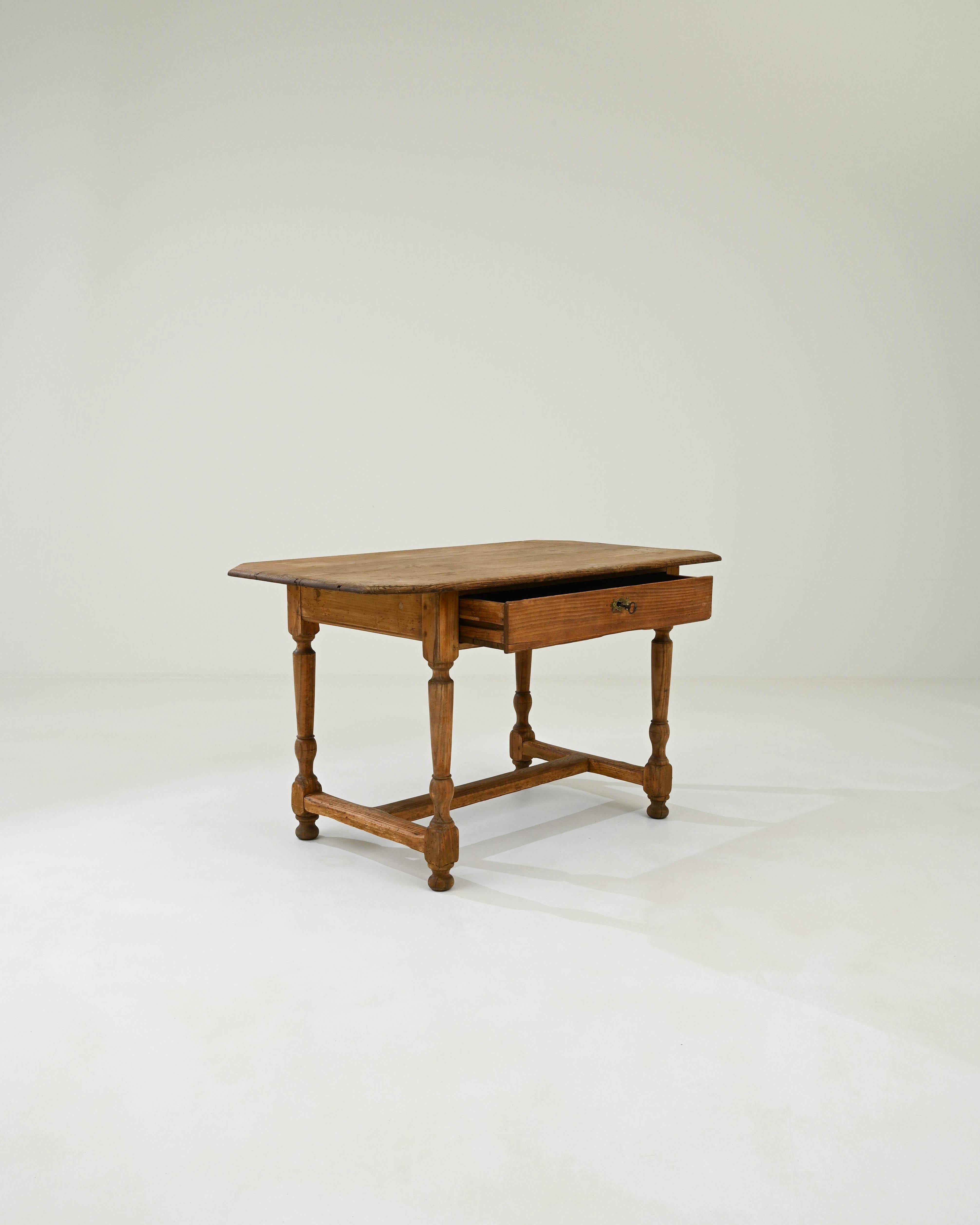 19th Century French Wooden Side Table 1