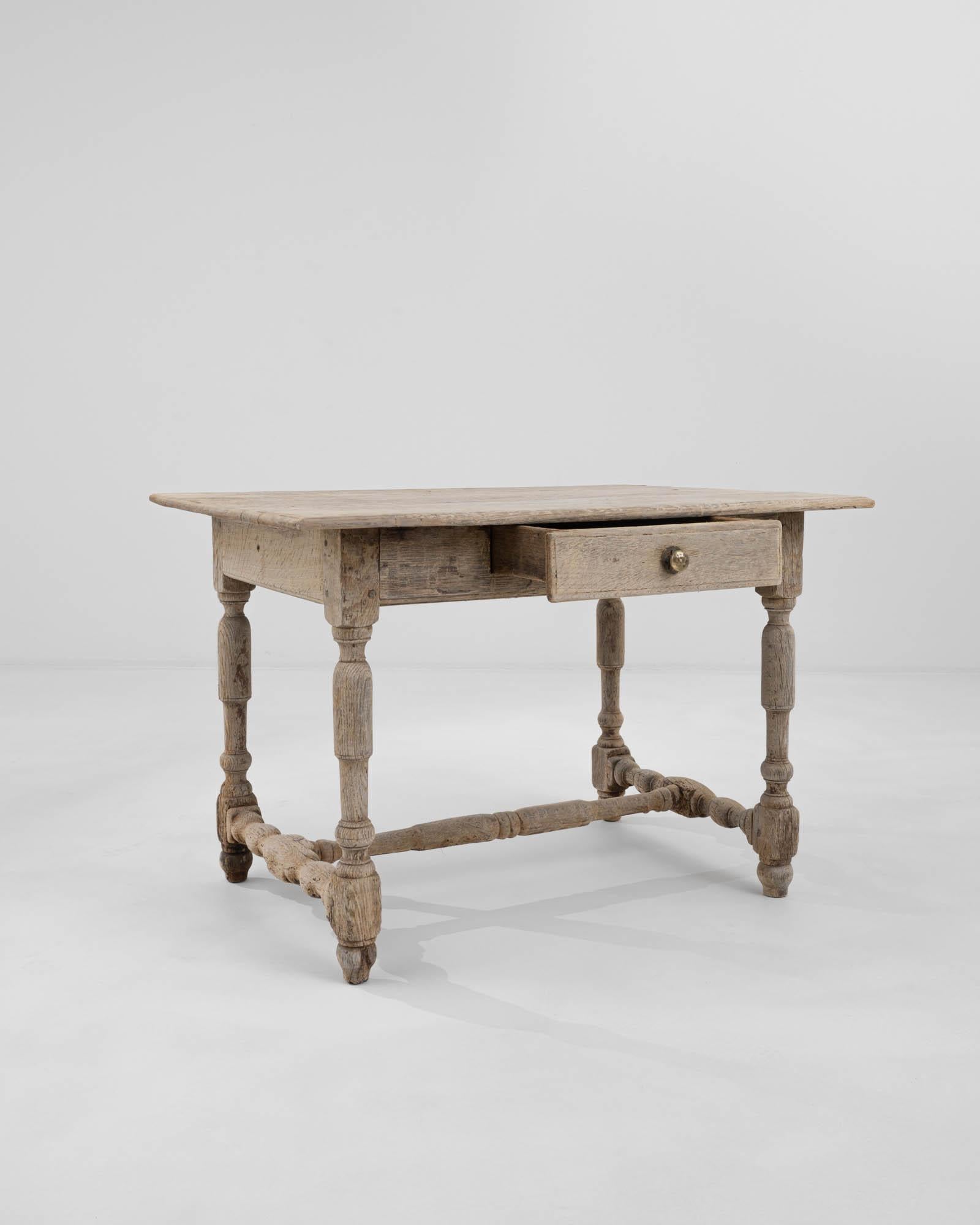 19th Century French Wooden Side Table  1