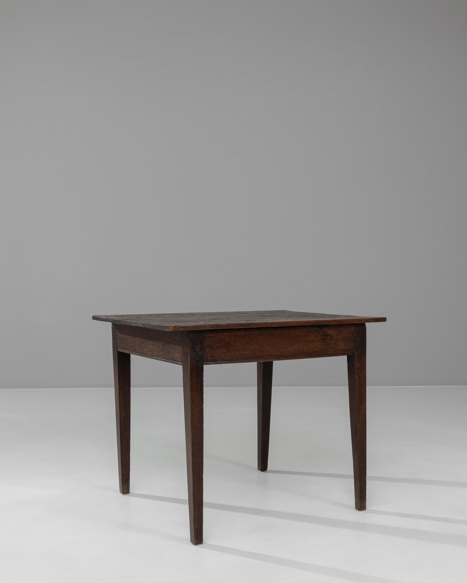 19th Century French Wooden Side Table 5