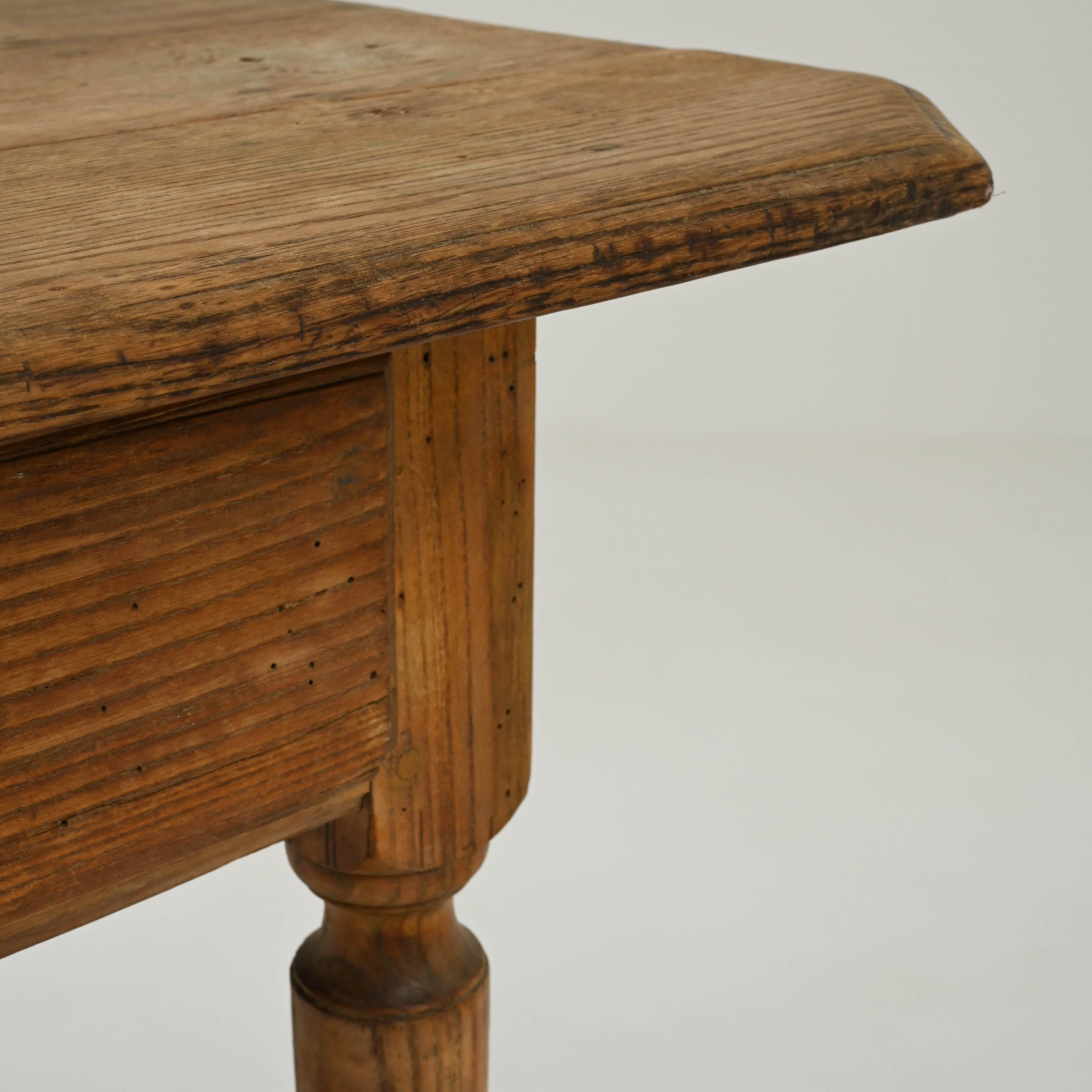 19th Century French Wooden Side Table 5