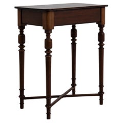 19th Century French Wooden Side Table in Original Patina