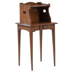 Antique 19th Century French Wooden Side Table with Original Patina