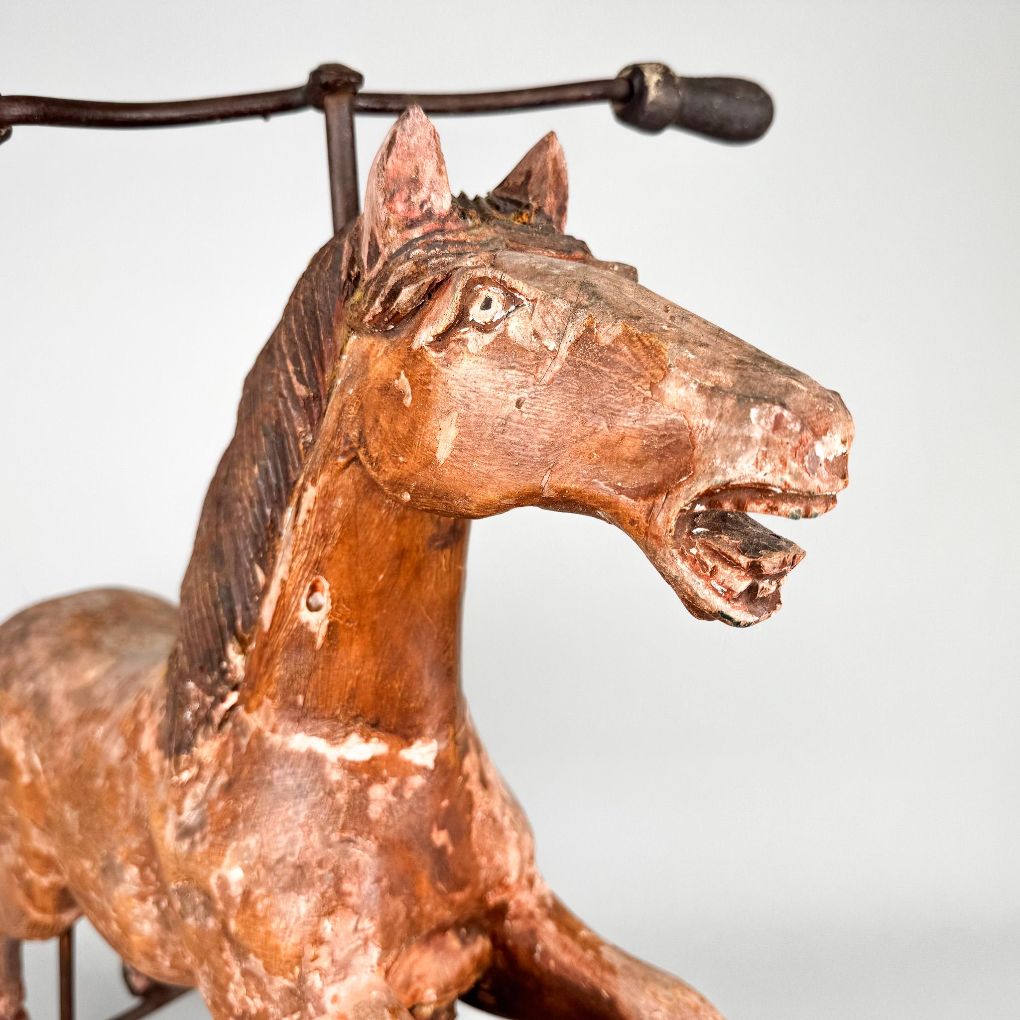 19th Century French Wooden Tricycle For Sale 1