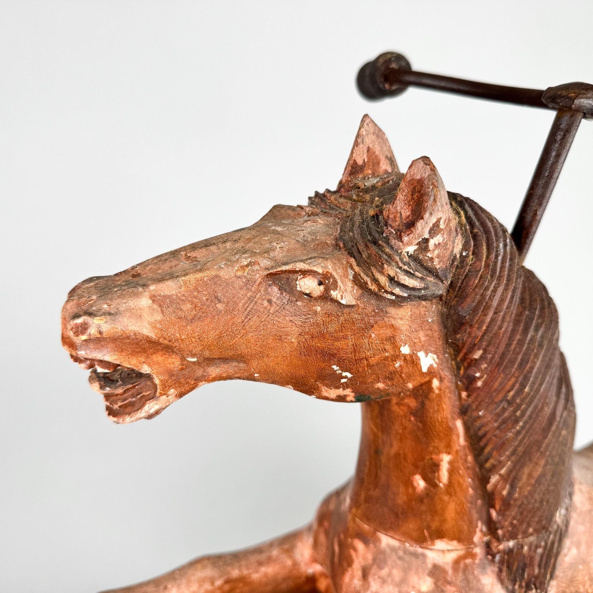 19th Century French Wooden Tricycle For Sale 2