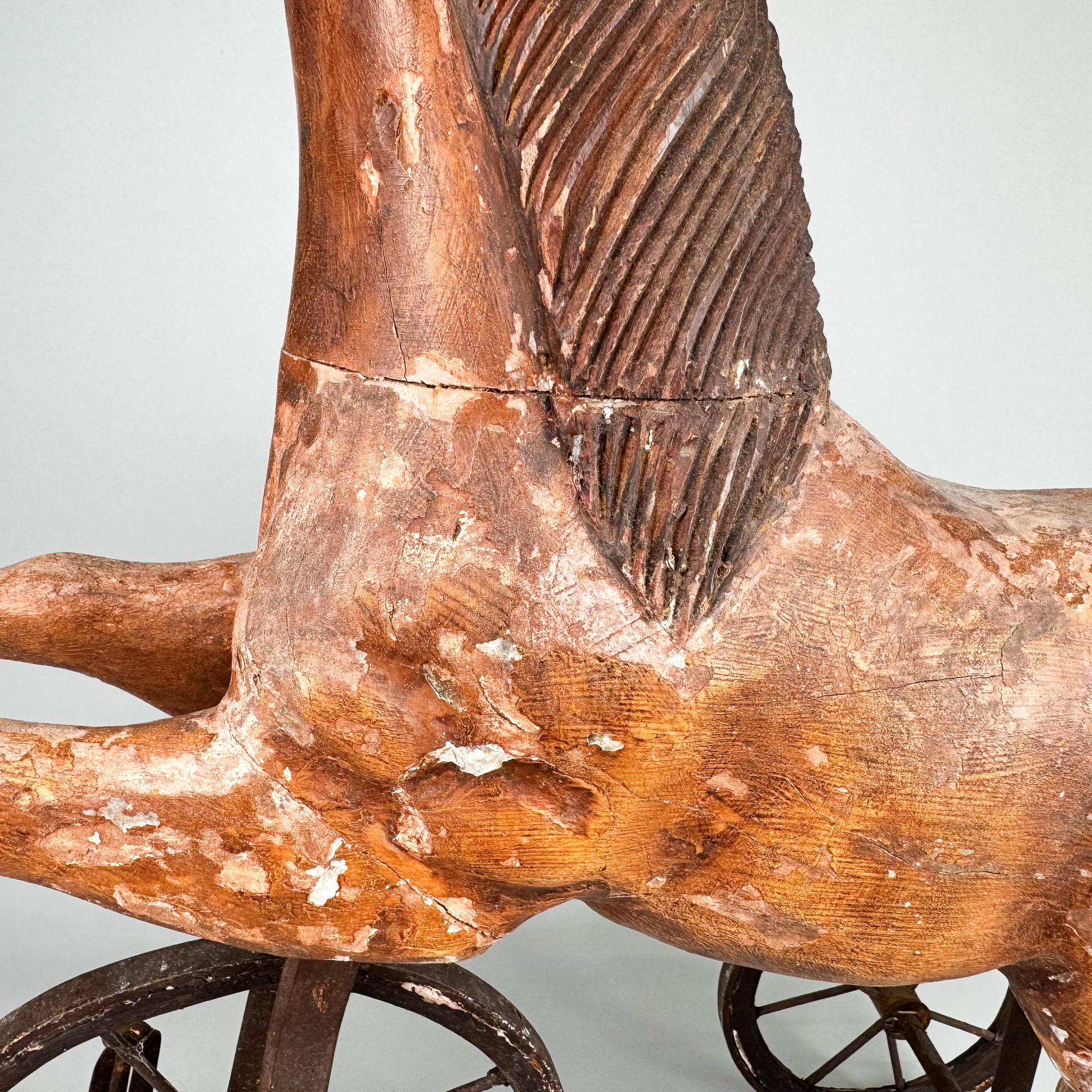 19th Century French Wooden Tricycle For Sale 3