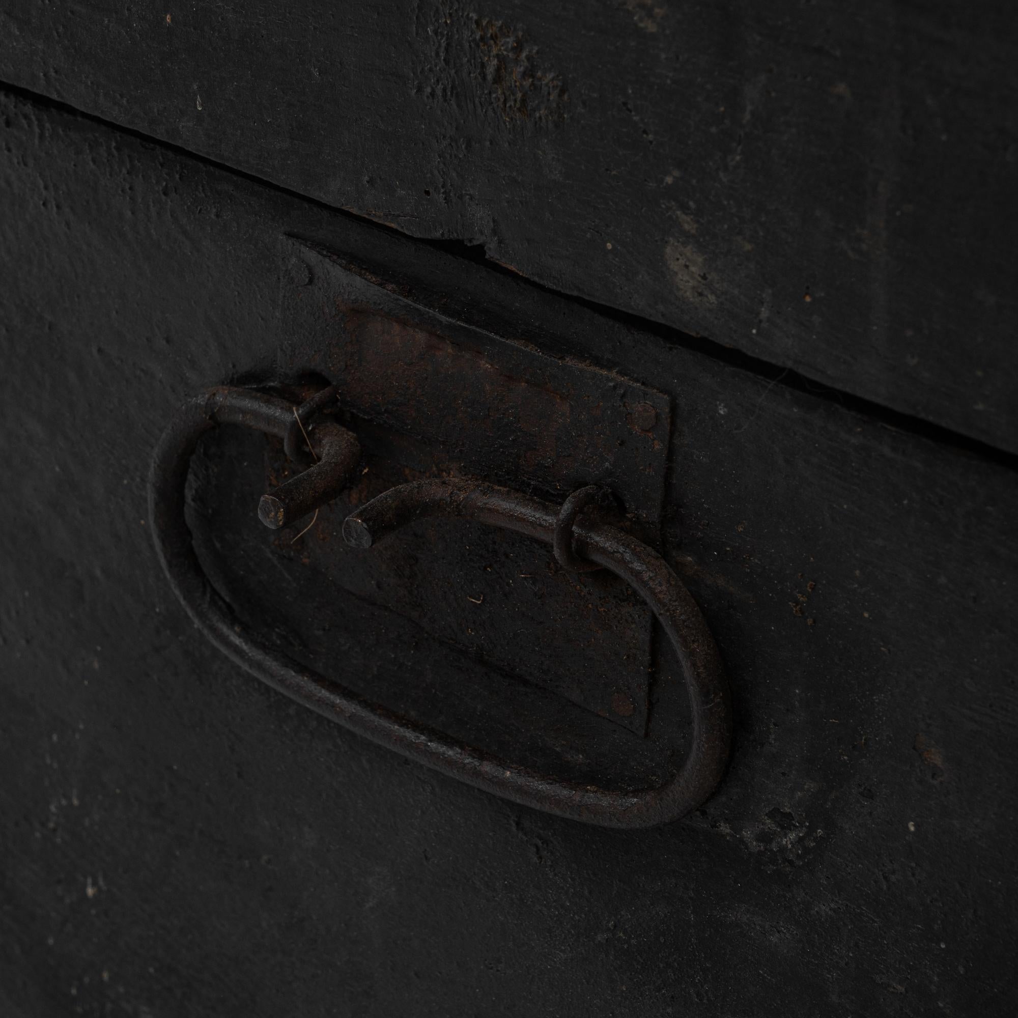 19th Century French Wooden Trunk 7