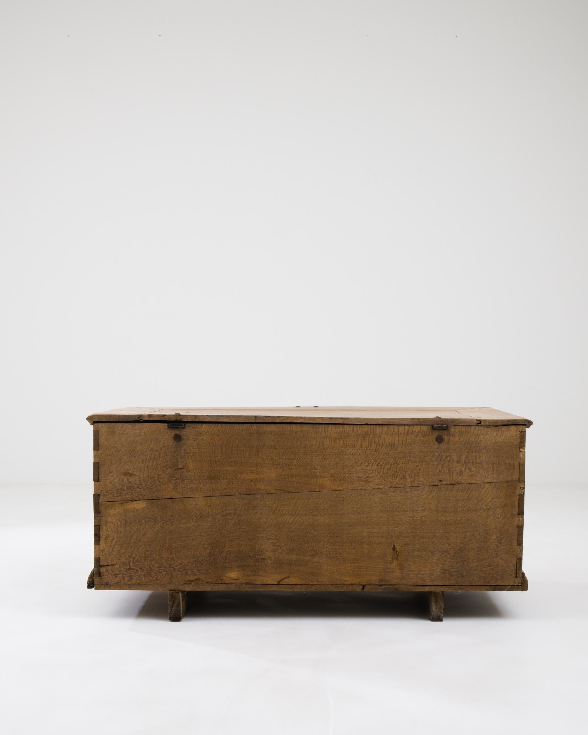 19th Century French Wooden Trunk 6